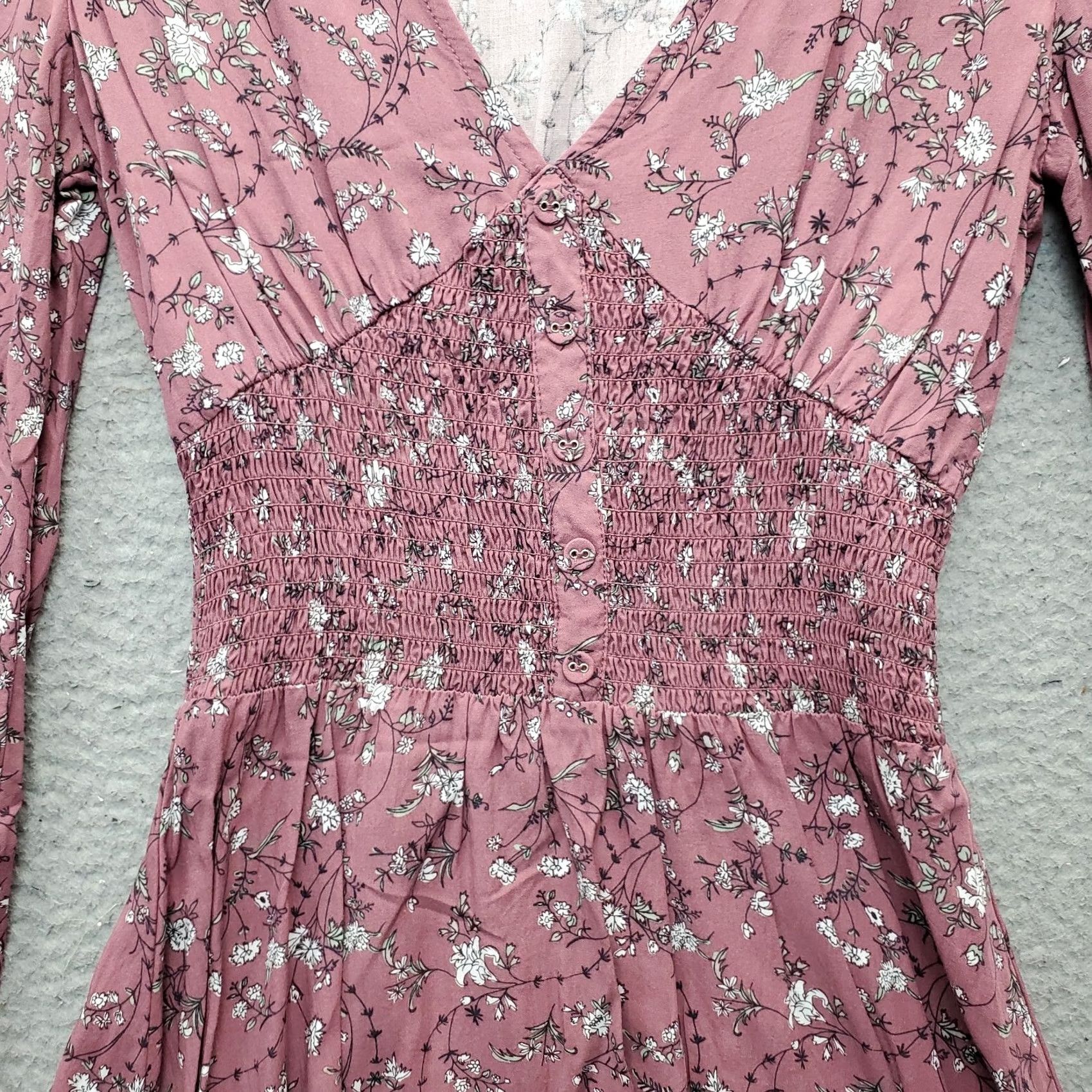 Vintage American Rag Cie Fit & Flare Dress Women's XS Multi Floral Wild Ginger Size XS / US 0-2 / IT 36-38 - 3 Thumbnail