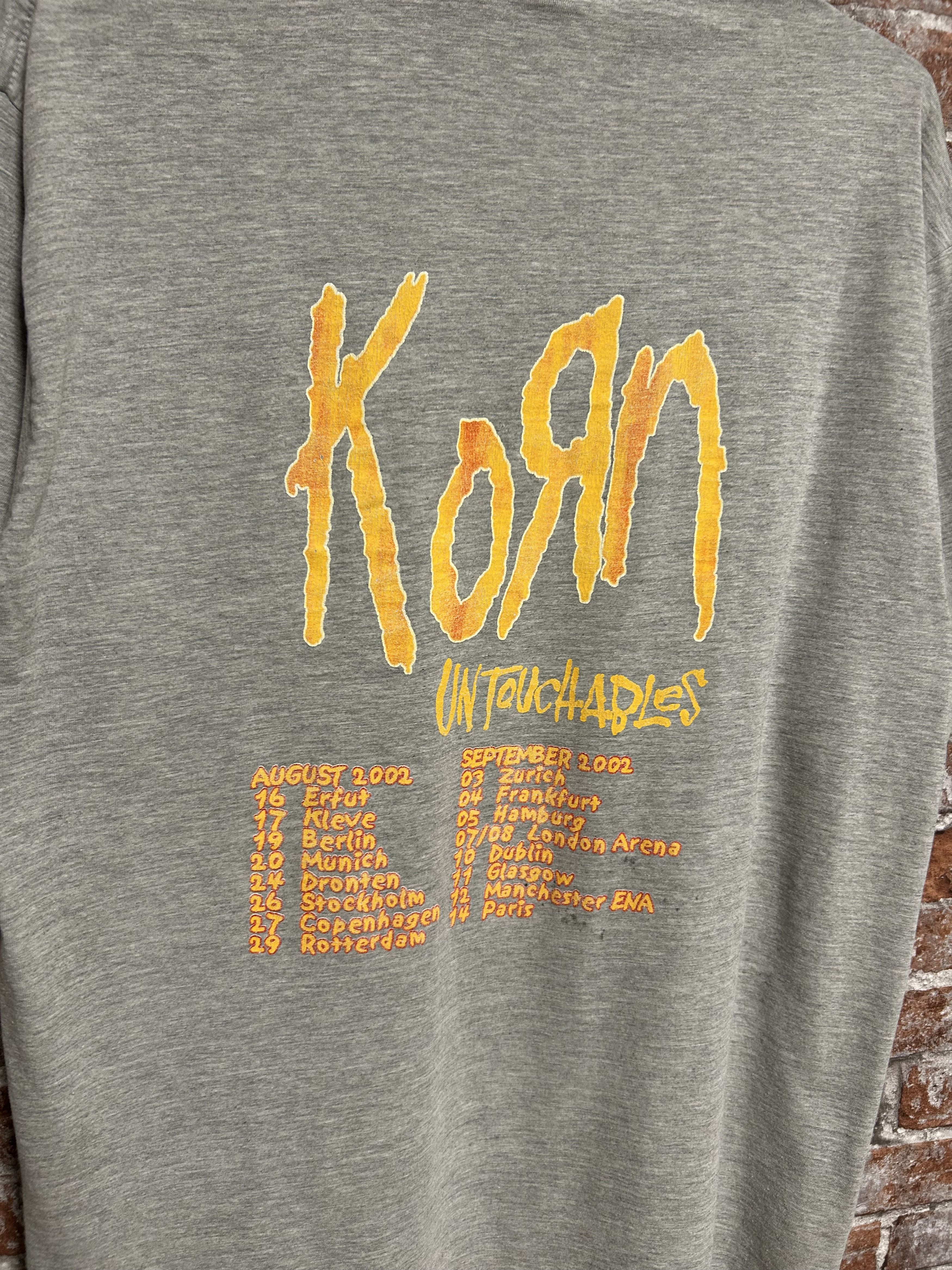 Band Tees Vintage 2002 Korn Tour Rock Band T-shirt Size US L / EU 52-54 / 3 - 10 Thumbnail
