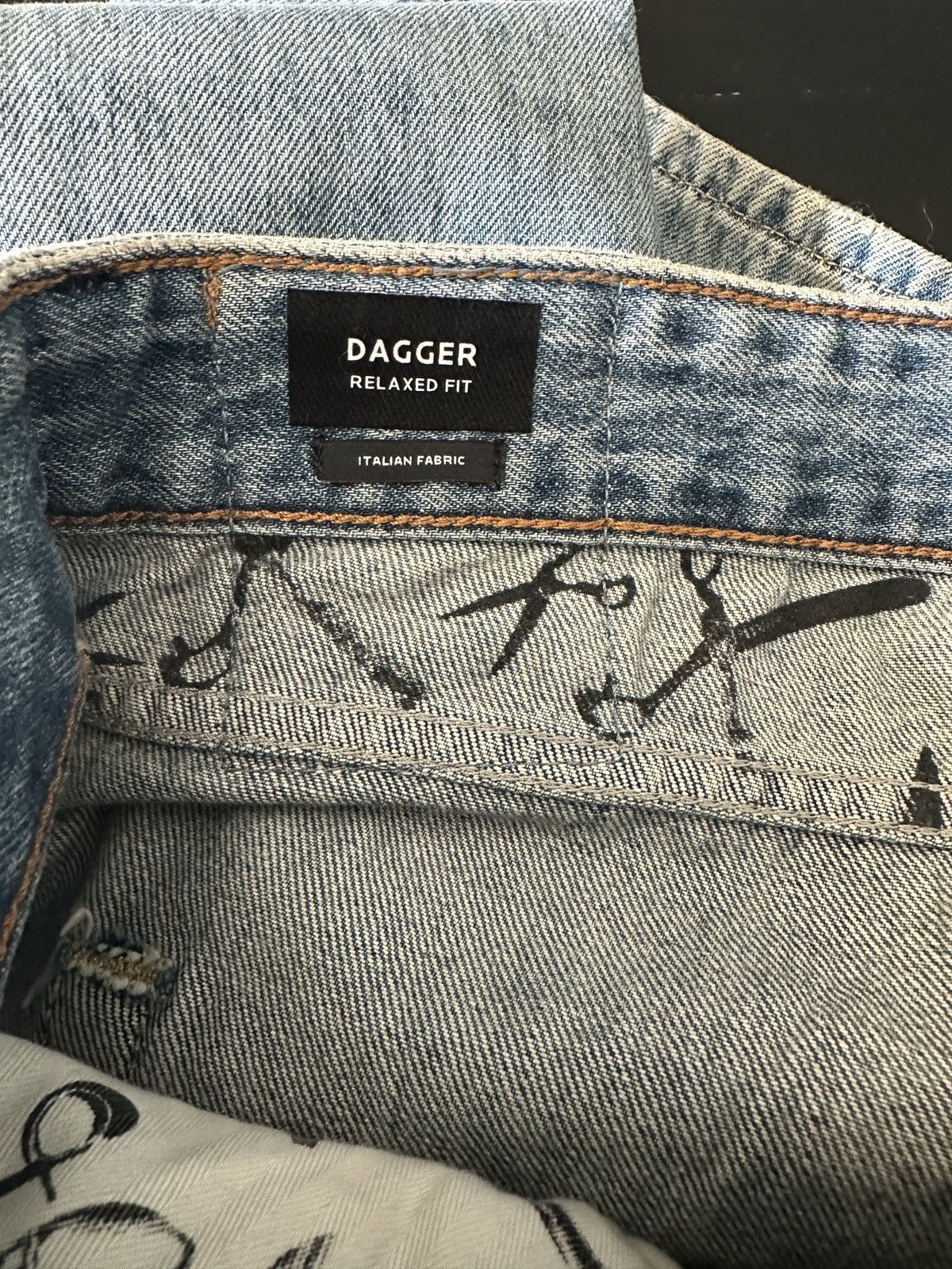 DENHAM Denham “Dagger” Jeans – Light Wash (W34 L32) Size US 34 / EU 50 - 8 Thumbnail