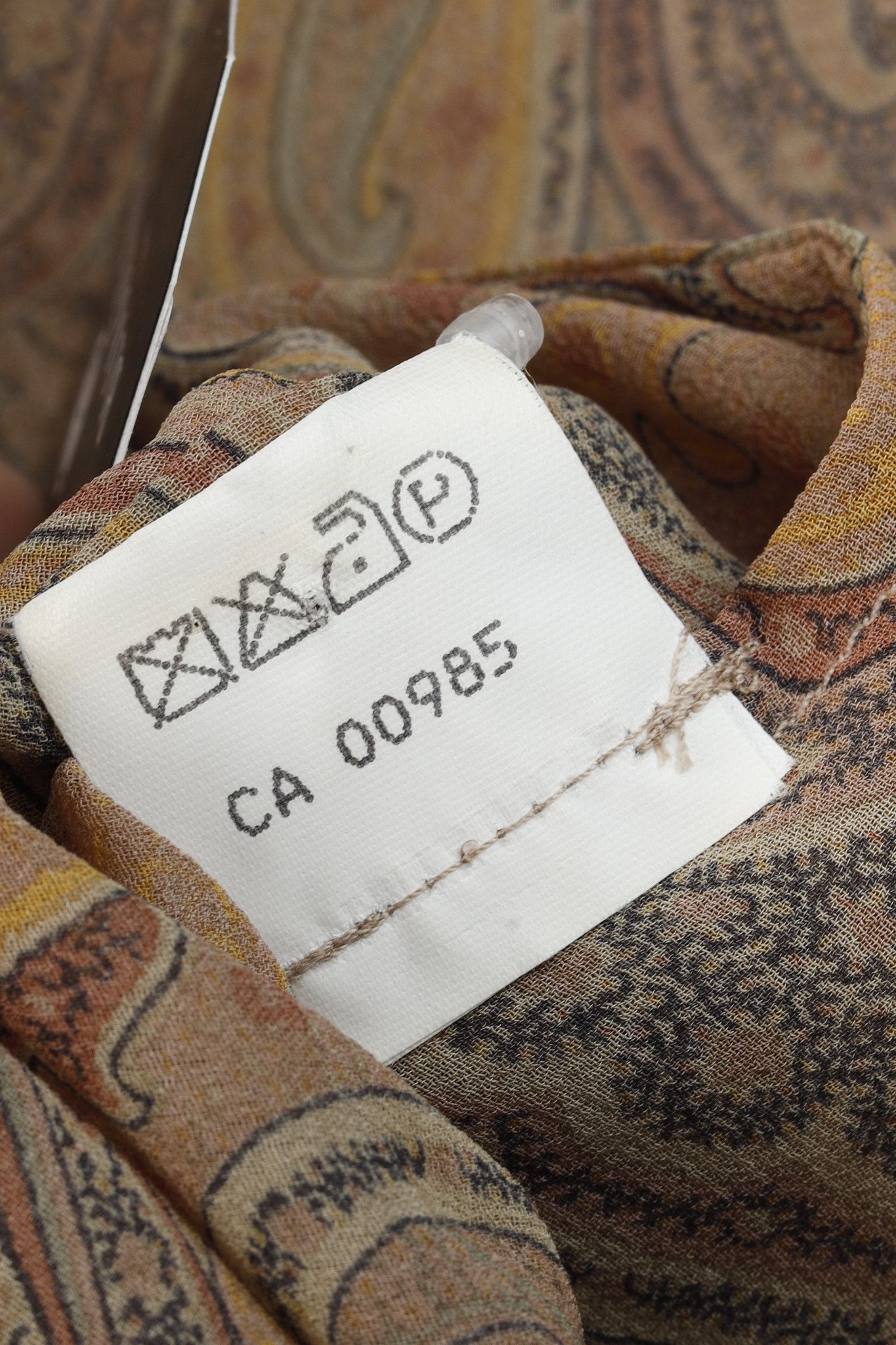 Other Dei Tre for Holt Renfrew Browns Paisley Silk Tank Size L / US 10 / IT 46 - 9 Thumbnail