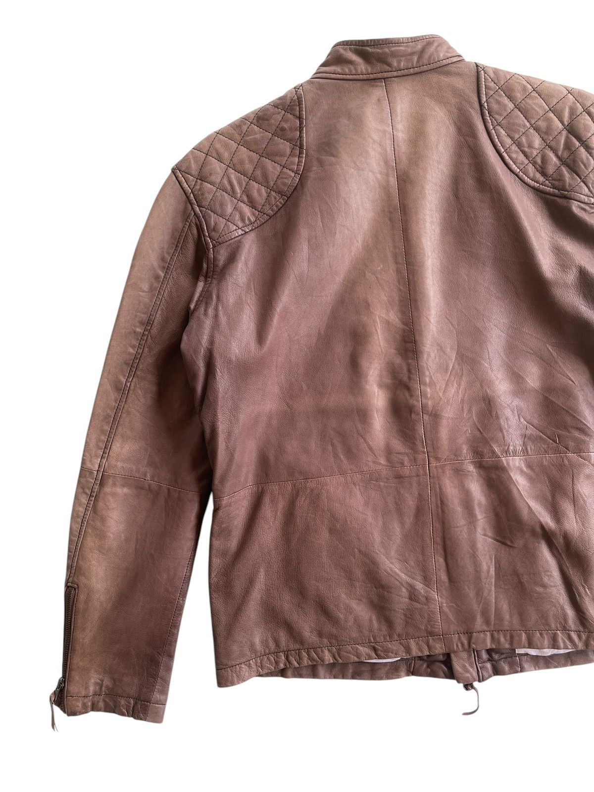 Vintage San Francisco Sheepskin Racer Biker Jacket Size US L / EU 52-54 / 3 - 8 Thumbnail
