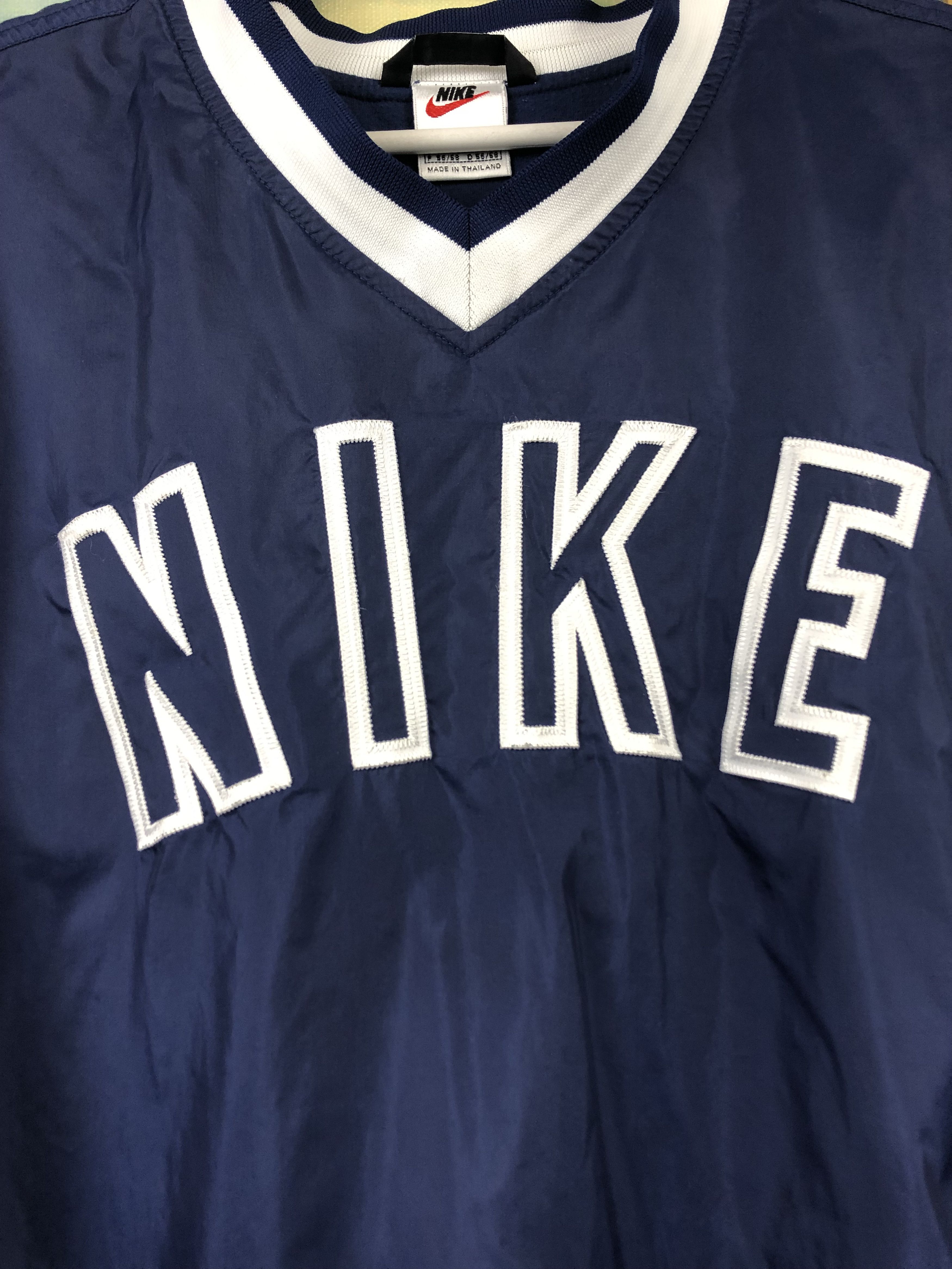 Nike × Vintage Vintage Nike Sweatshirt Rare Big Swoosh Logo Jacket Size US XL / EU 56 / 4 - 5 Thumbnail