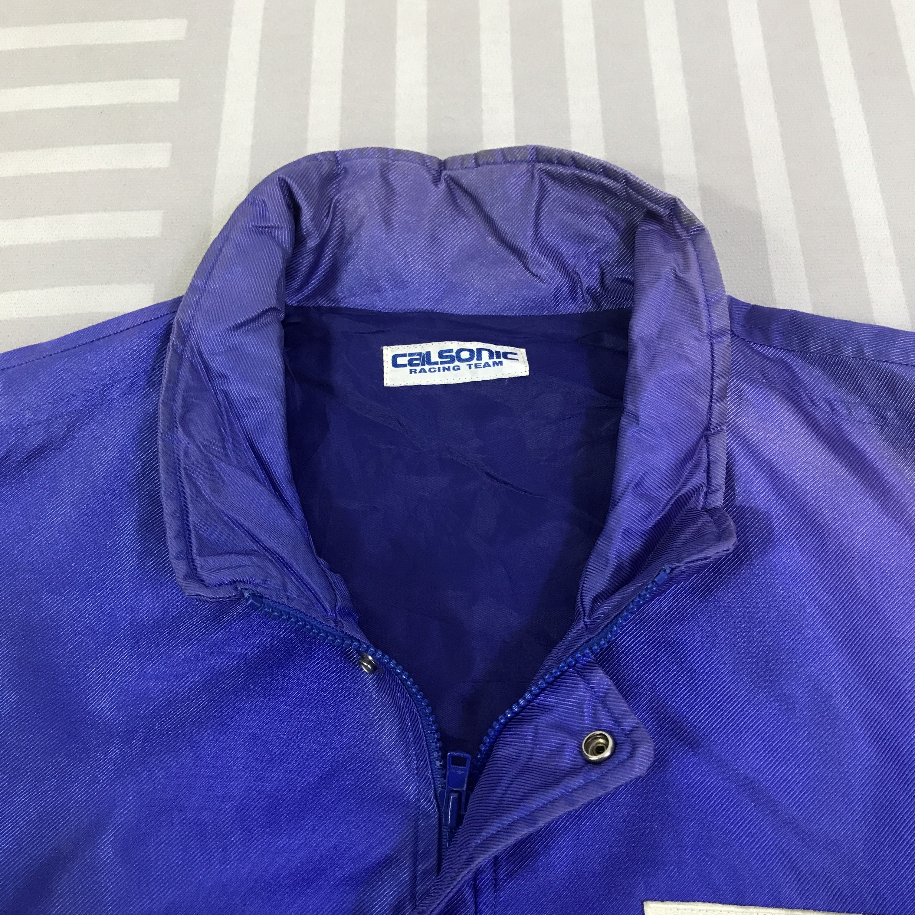 Japanese Brand Vintage Calsonic Nissan Racing Team Faded Jacket K126B5 Size US L / EU 52-54 / 3 - 5 Thumbnail