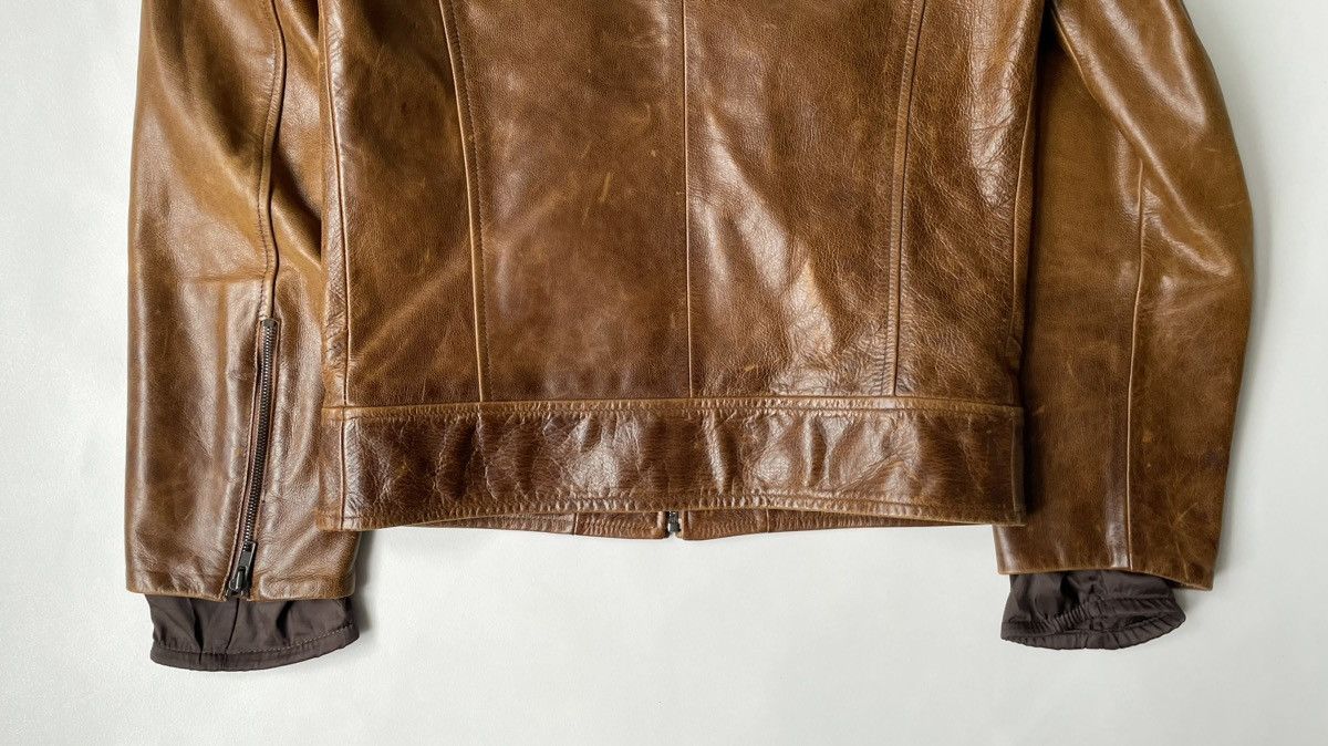 Maison Margiela S/S 2001 Tan Leather Jacket Size US M / EU 48-50 / 2 - 19 Thumbnail