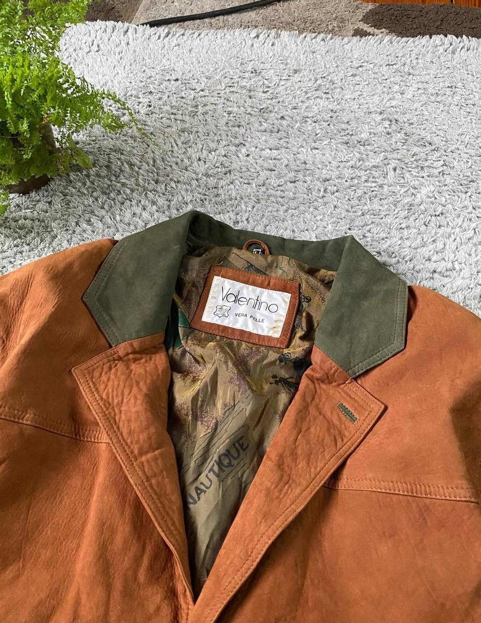 Valentino × Vintage 90s Valentino Coat Vintage Luxury Leather Streetwear Rare Size US L / EU 52-54 / 3 - 9 Thumbnail
