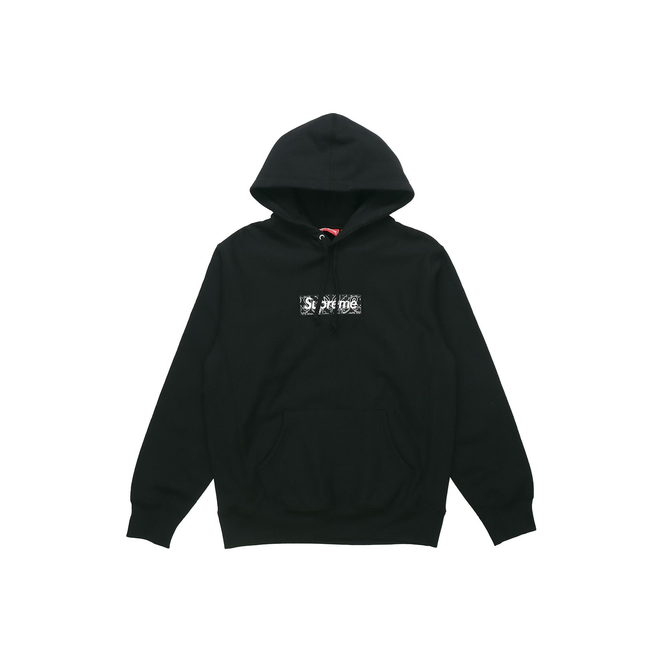 Supreme Supreme Bandana Box Logo Hoodie Black M | Grailed