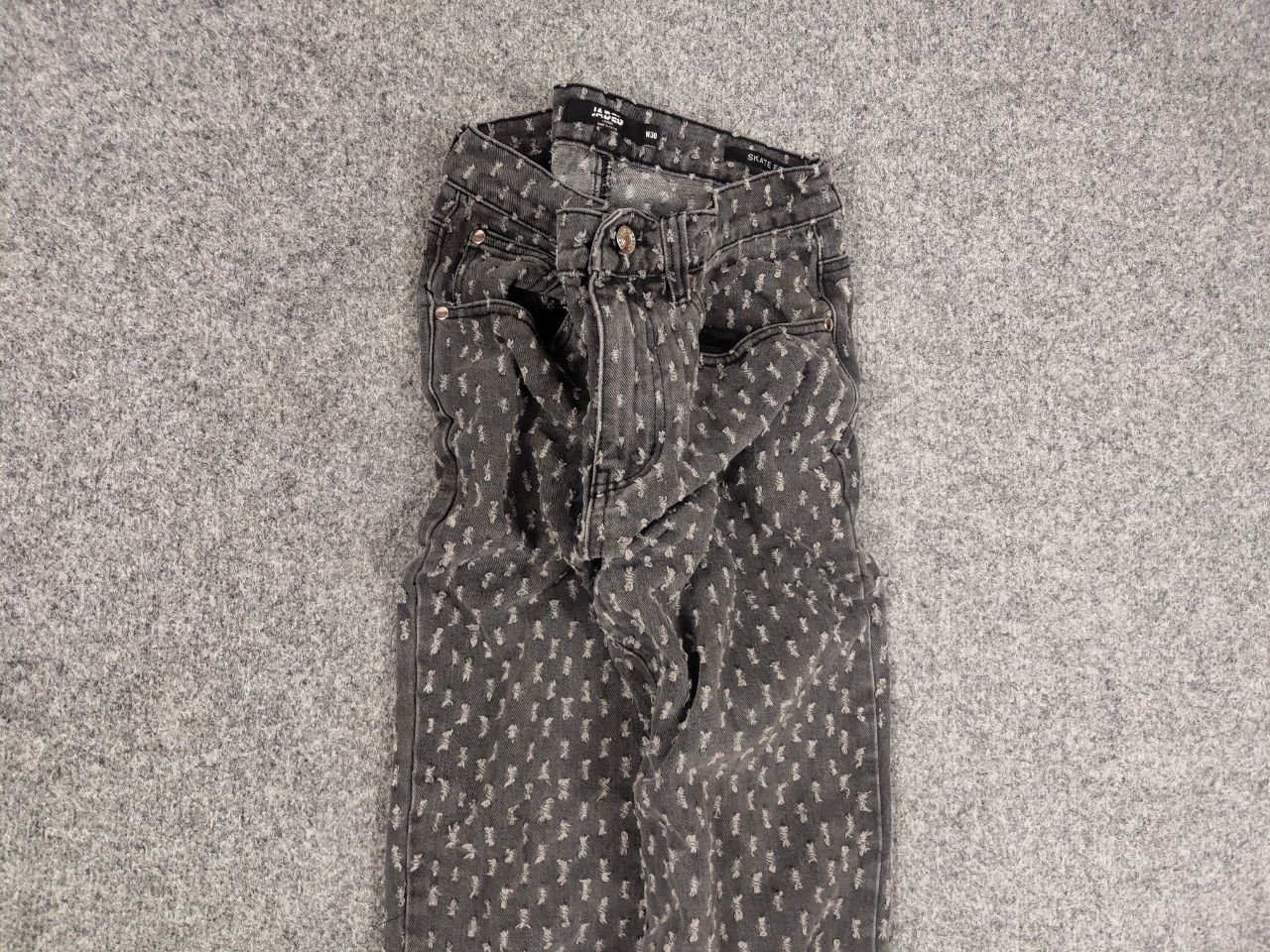 Hysteric Glamour Vintage If six was nine style dark distressed Denim Jeans Size US 30 / EU 46 - 4 Thumbnail