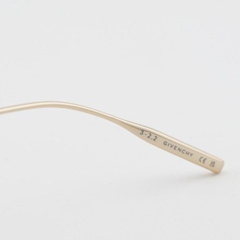 Givenchy Givenchy GV50026U 032 Eyeglasses Gold 56mm Aviator Frame Size ONE SIZE - 2 Thumbnail