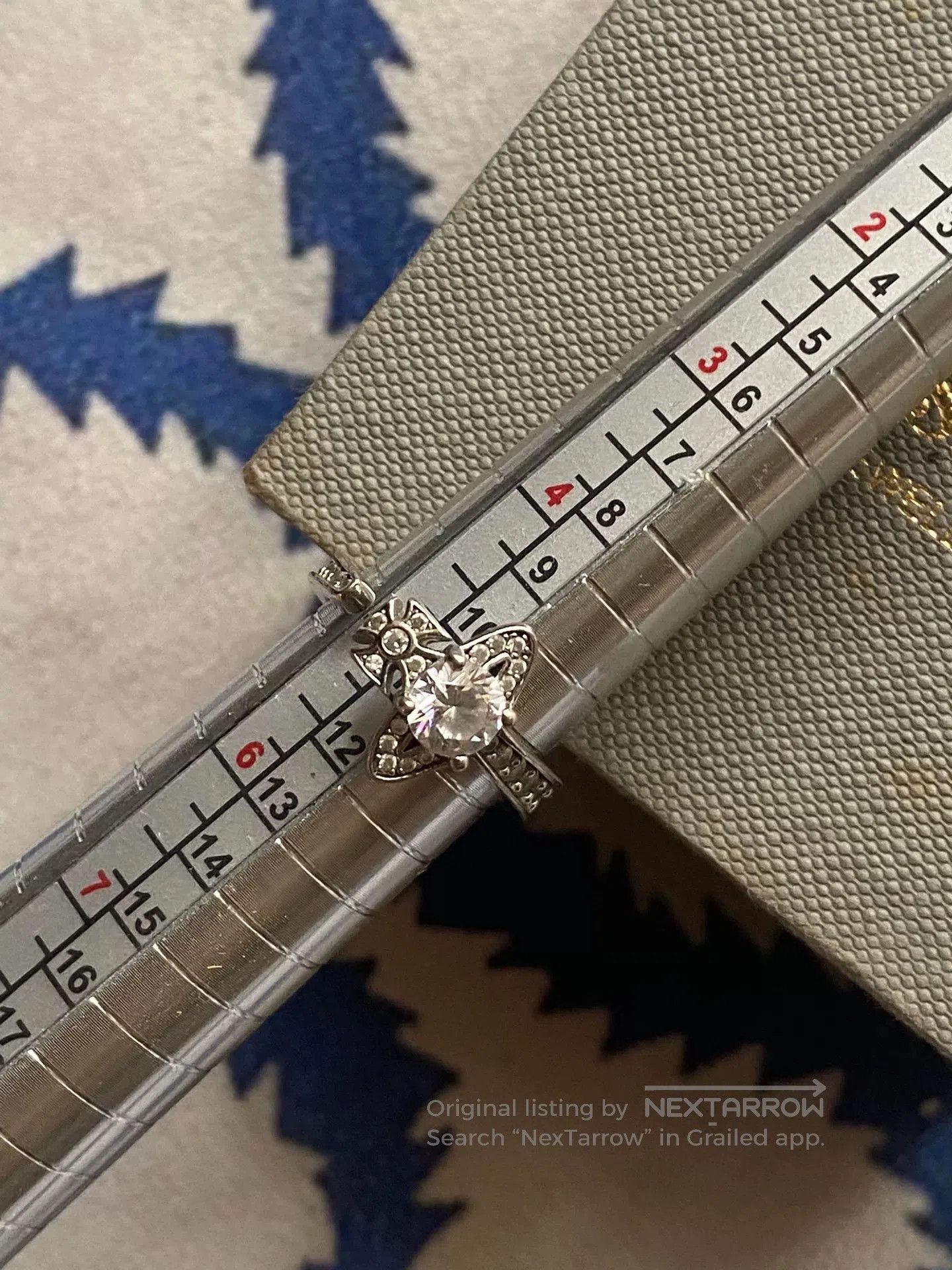 Vivienne Westwood vivienne westwood silver star ring with diamonds. Size ONE SIZE - 1 Thumbnail
