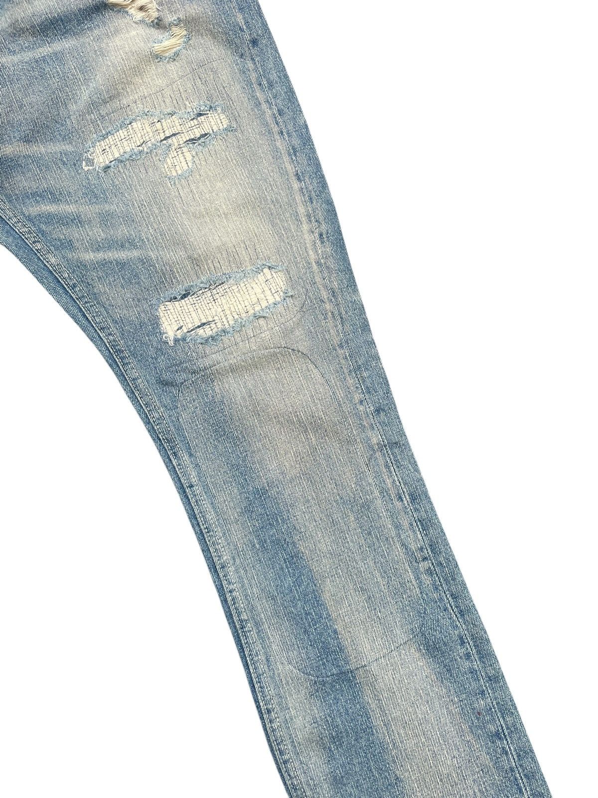 Japanese Brand Bonds & Peace Faded Distresed Jeans Size US 31 - 3 Thumbnail