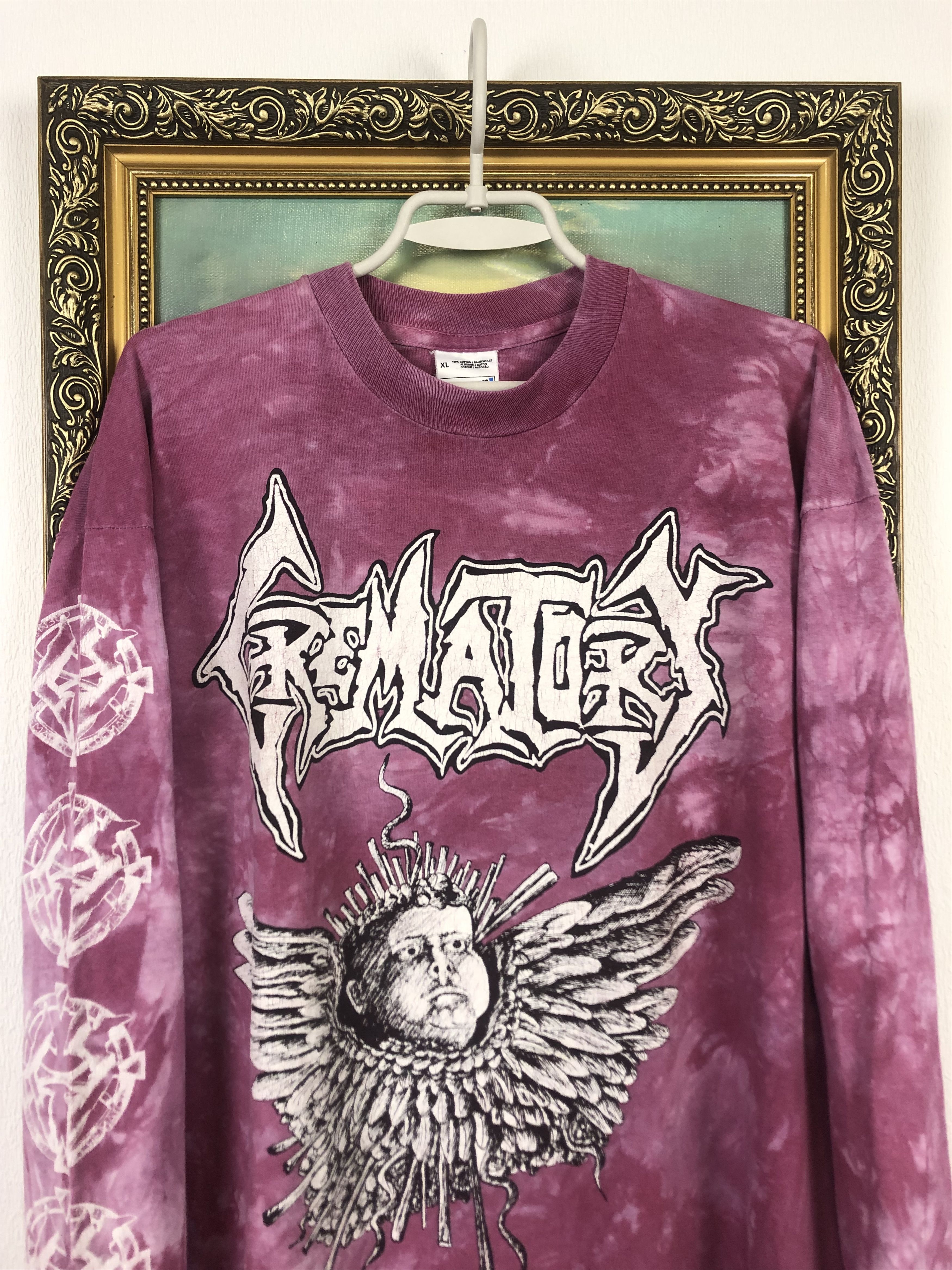 Band Tees Vintage Crematory Heavy Metal Band Shirt Long Sleeve Tee Size US XL / EU 56 / 4 - 2 Thumbnail