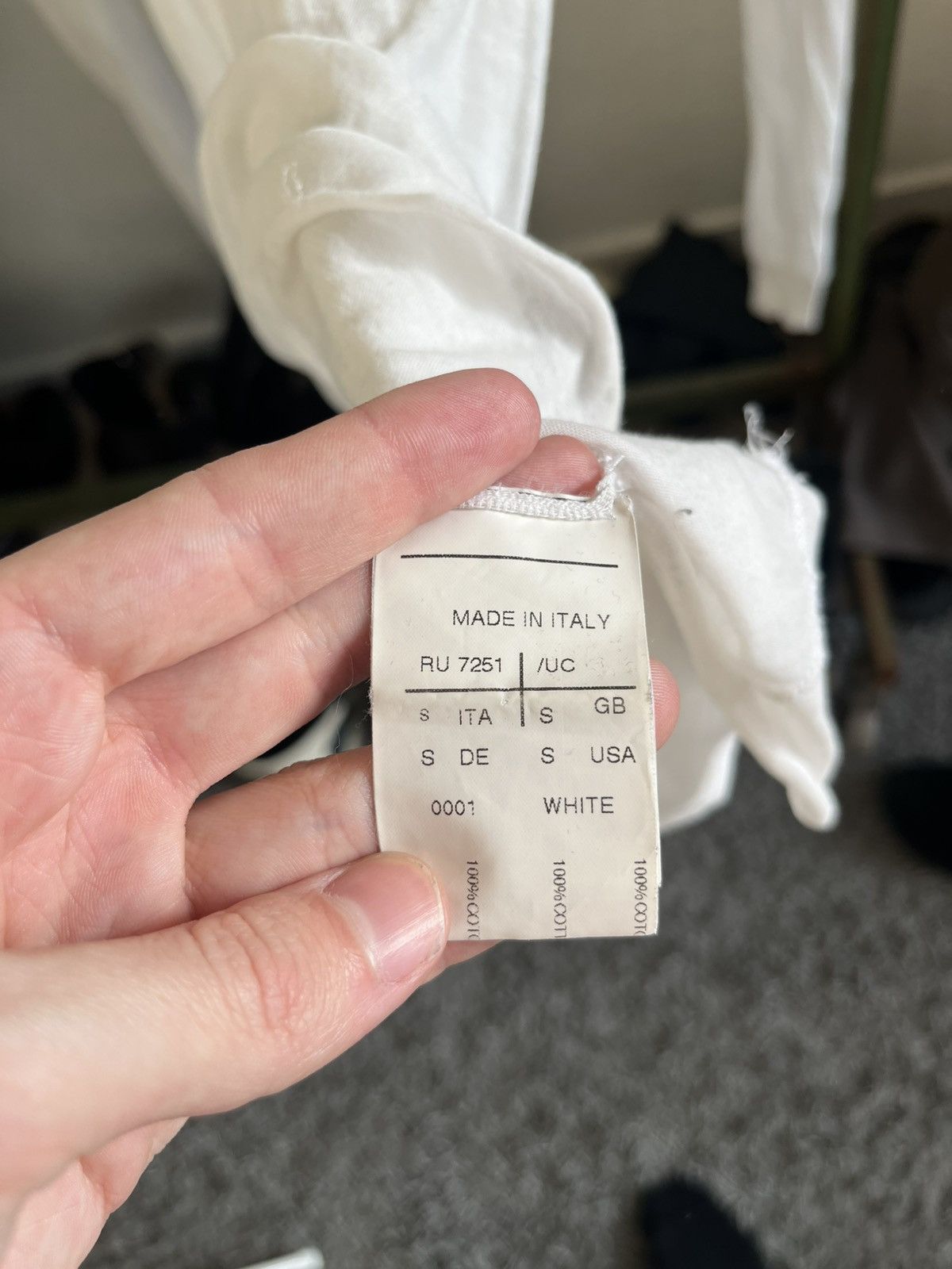 Rick Owens Rick Owens UC Longsleeve Size US M / EU 48-50 / 2 - 6 Thumbnail