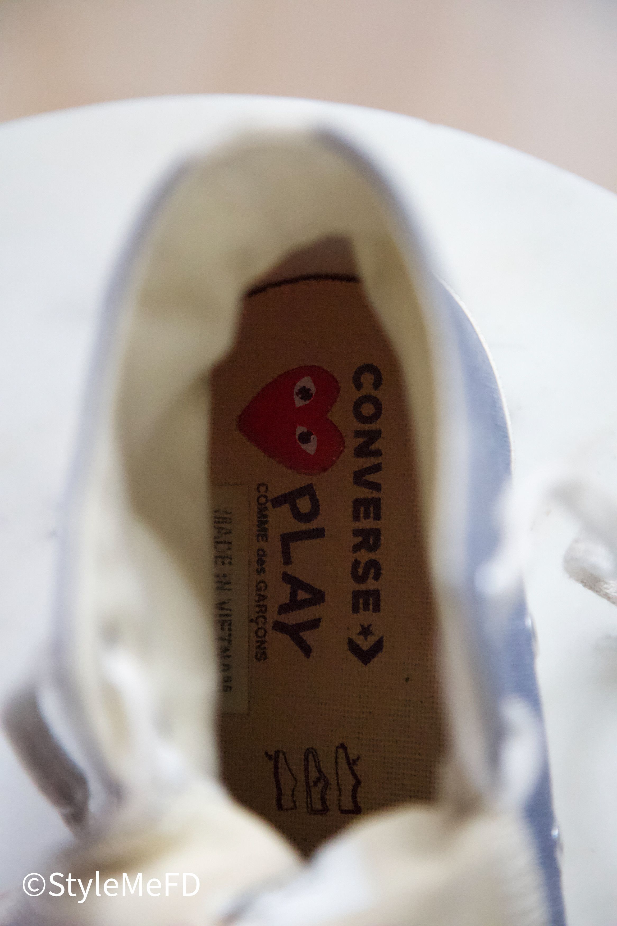 Comme des Garcons PLAY × Converse Commes Des Garcon x Converse All Star Grey High Top Sneakers Size US 8 / IT 38 - 6 Thumbnail