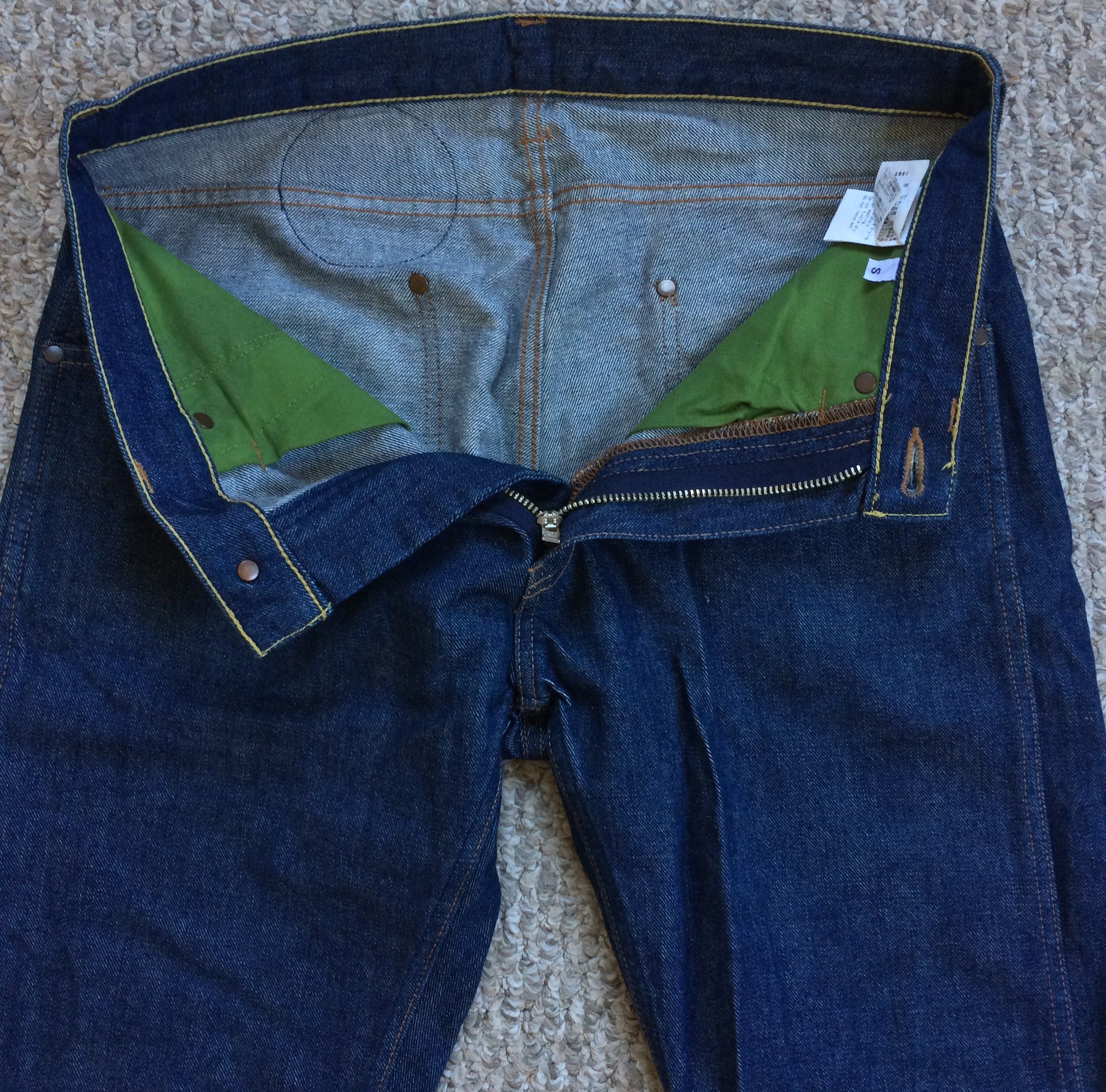 Bape OG Bape Spellout Logo Denim Size US 30 / EU 46 - 8 Thumbnail