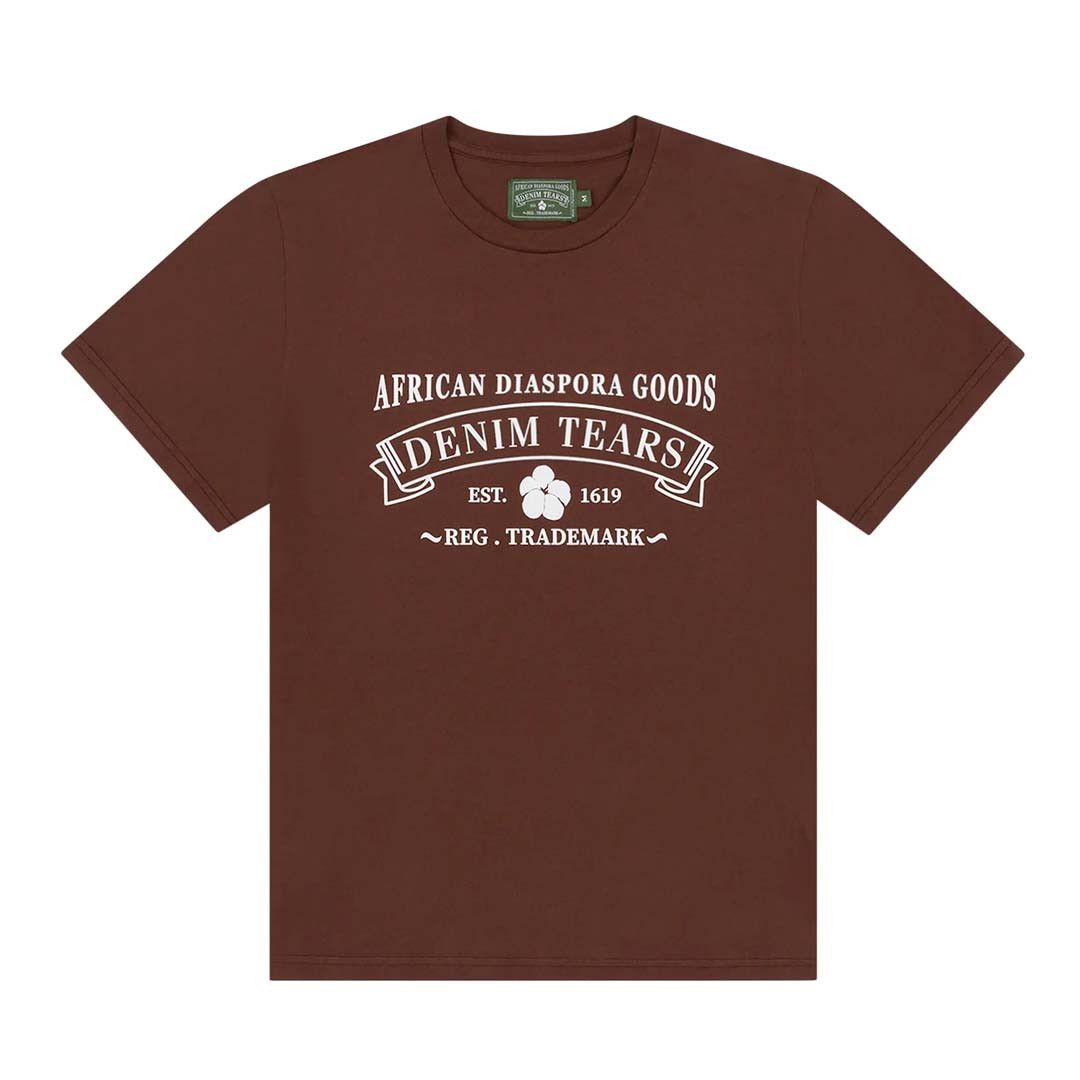 DENIM TEARS ADG Tee 'Brown' Size US XXL / EU 58 / 5 - 1 Thumbnail