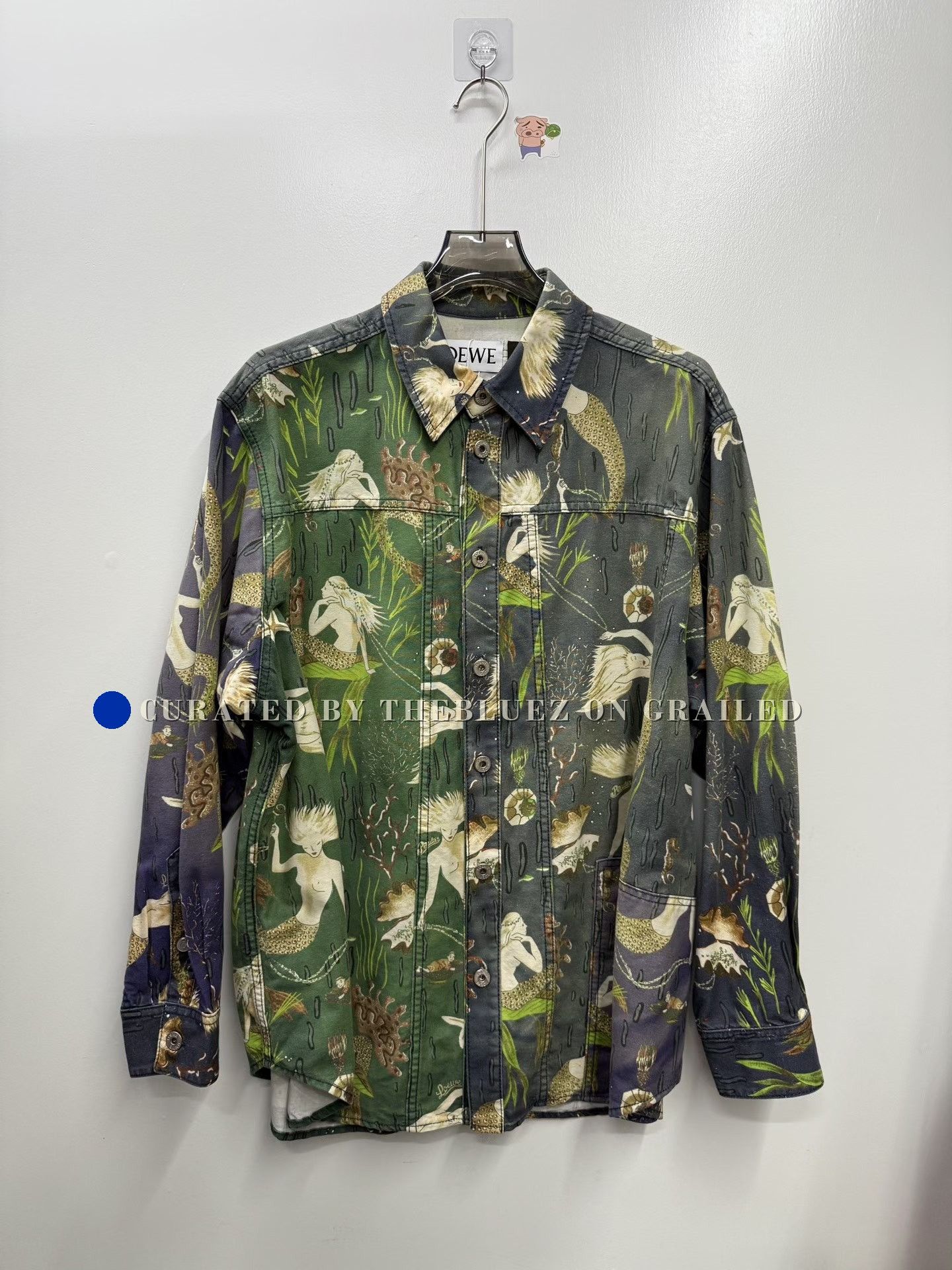 Loewe Loewe Mermaid Washed Denim Jacket Size US L / EU 52-54 / 3 - 1 Thumbnail