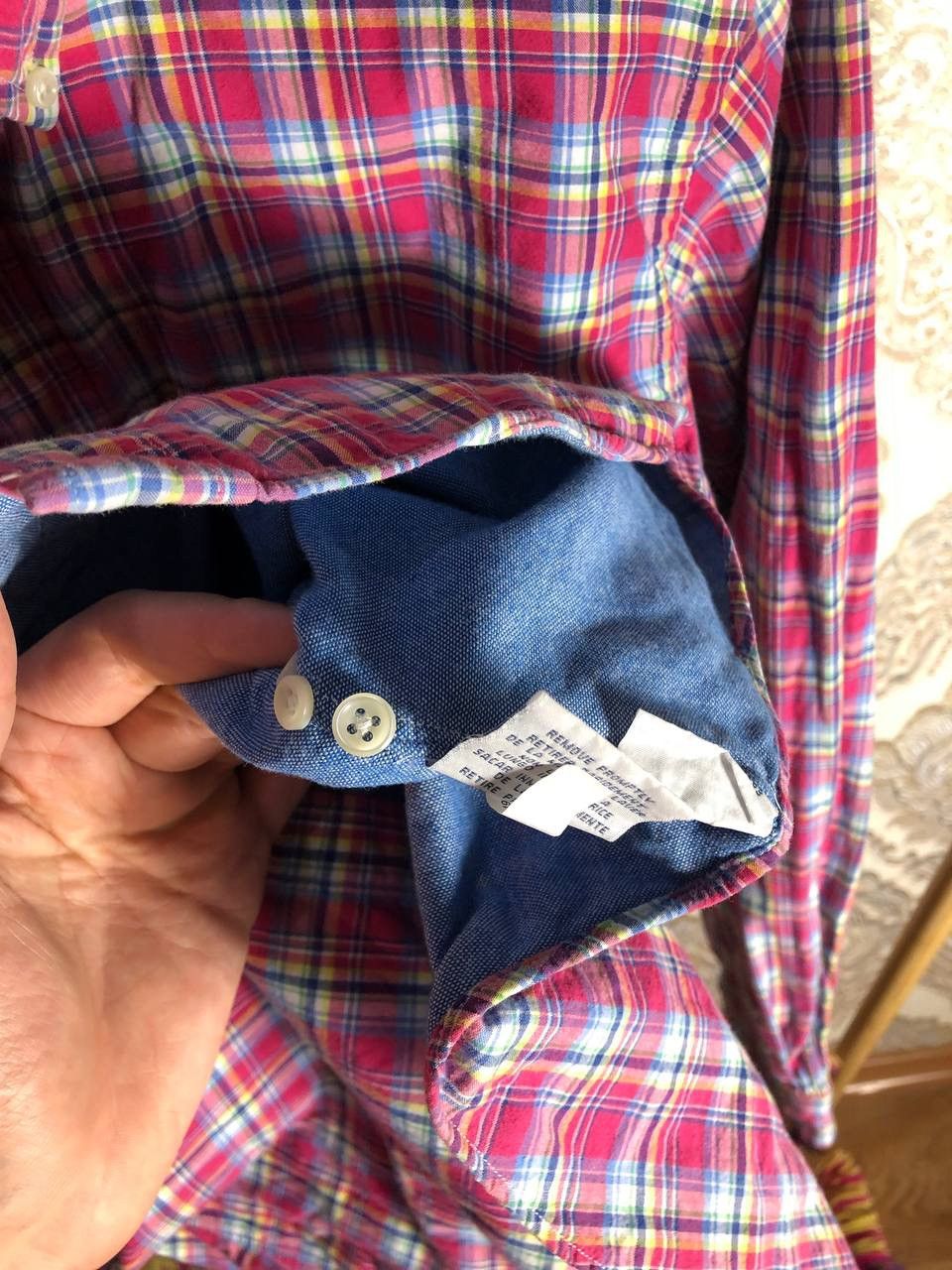 Polo Ralph Lauren VINTAGE POLO RALPH LAUREN FLANNEL OVERSHIRT DESIGNER Y2K 90s Size US L / EU 52-54 / 3 - 4 Thumbnail