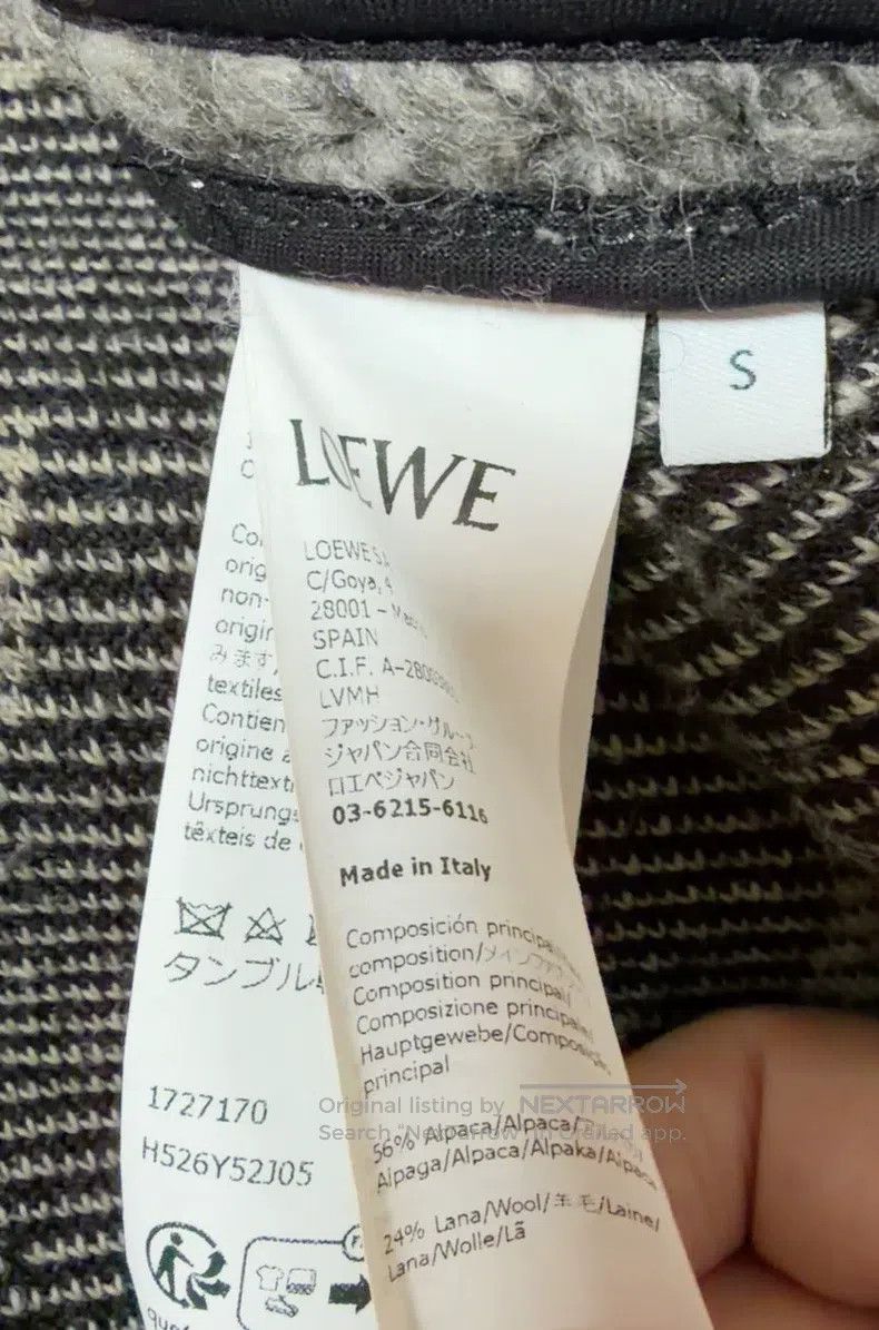 Loewe Loewe Anagram Wool Blend Hooded Jacket Size S / US 4 / IT 40 - 6 Thumbnail