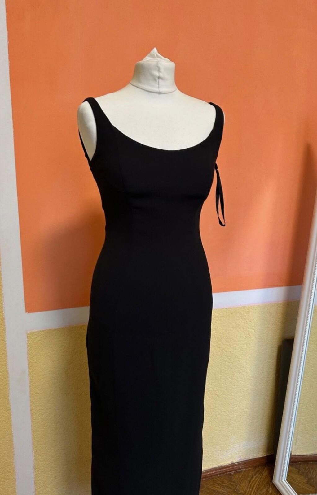 Thierry Mugler ARCHIVE THIERRY MUGLER 2000 Black Maxi Dress Size 42 Size M / US 6-8 / IT 42-44 - 3 Thumbnail