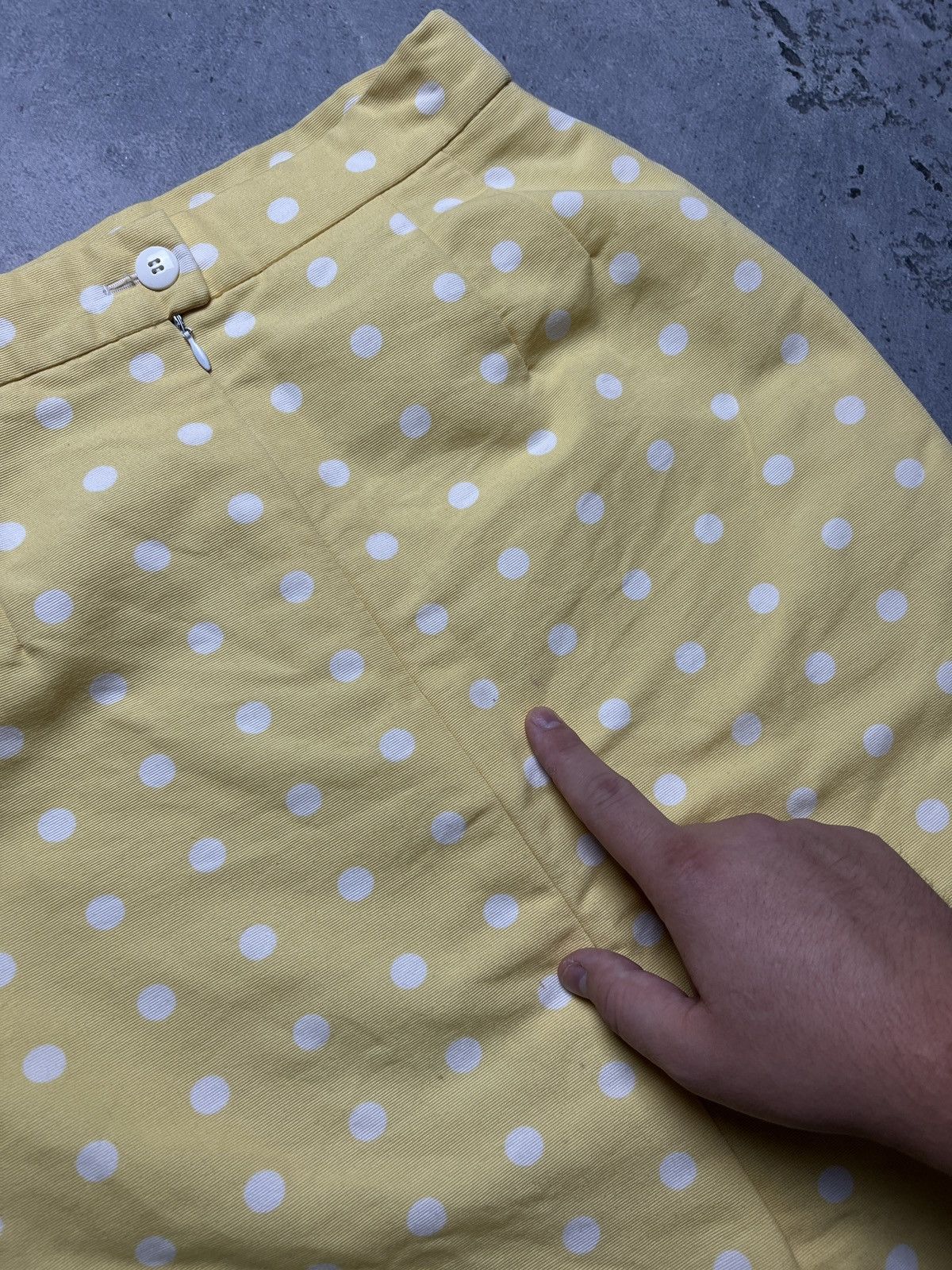 Escada Vintage Polka dot Pencil skirt Escada 90s 80s Rare Size 26" / US 2 / IT 38 - 10 Thumbnail