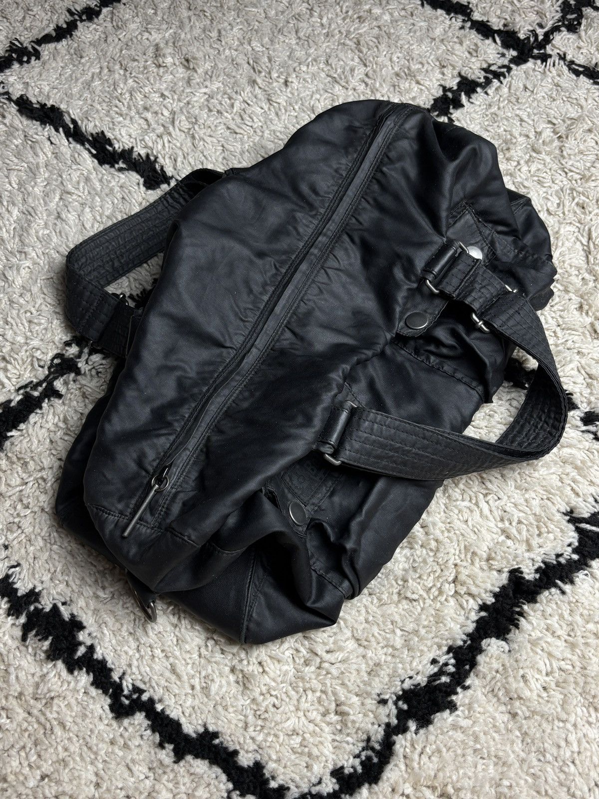 Belstaff Belstaff Archival Nylon Leather Shoulder Bag Size ONE SIZE - 6 Thumbnail