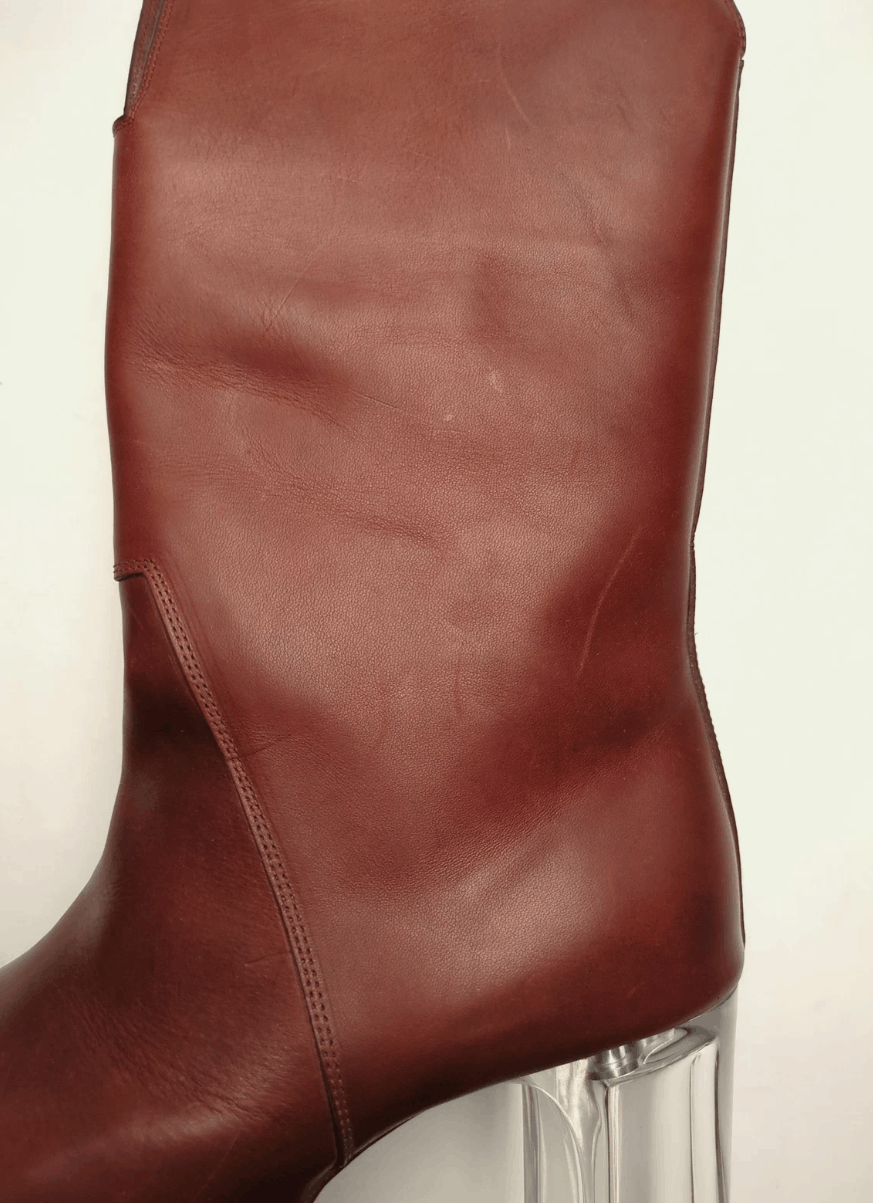 Rick Owens RICK OWENS Kowboy Grill Platform Leather Boots Size US 11 / IT 41 - 10 Thumbnail