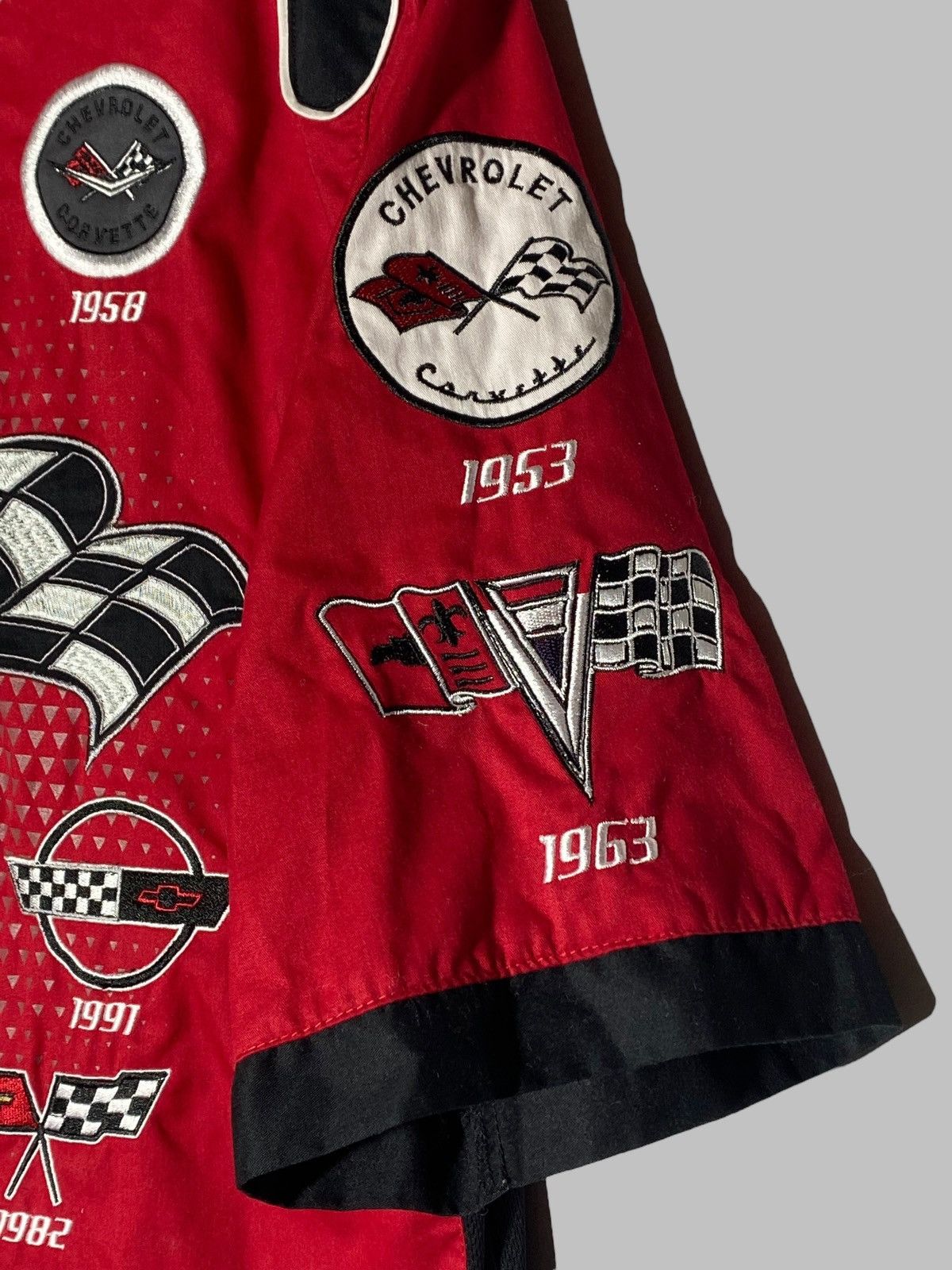 JH Design Vintage JH Design Chevrolet Corvette Racing Shirt F1 Vibes Size US L / EU 52-54 / 3 - 11 Thumbnail