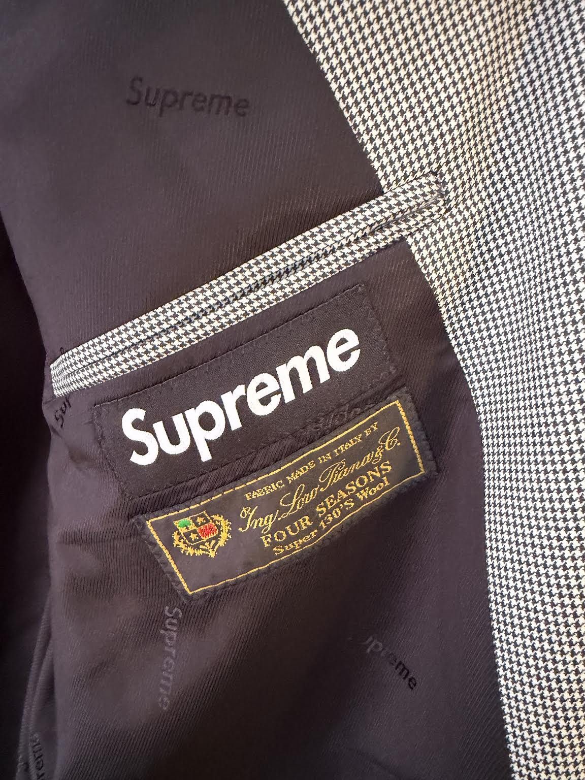 Supreme SUPREME Wool Suit Houndstooth Size 36R - 8 Thumbnail