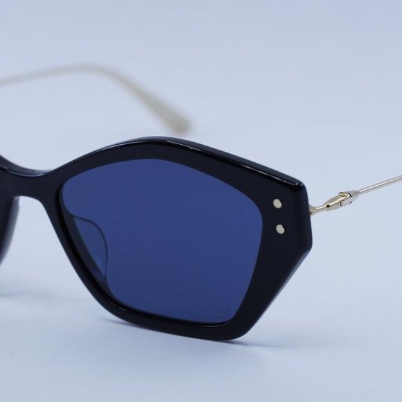 Dior 🕶️ New Dior MISSDIOR S1U 12B0 Sunglasses - Shiny Black/Gold Size ONE SIZE - 4 Thumbnail