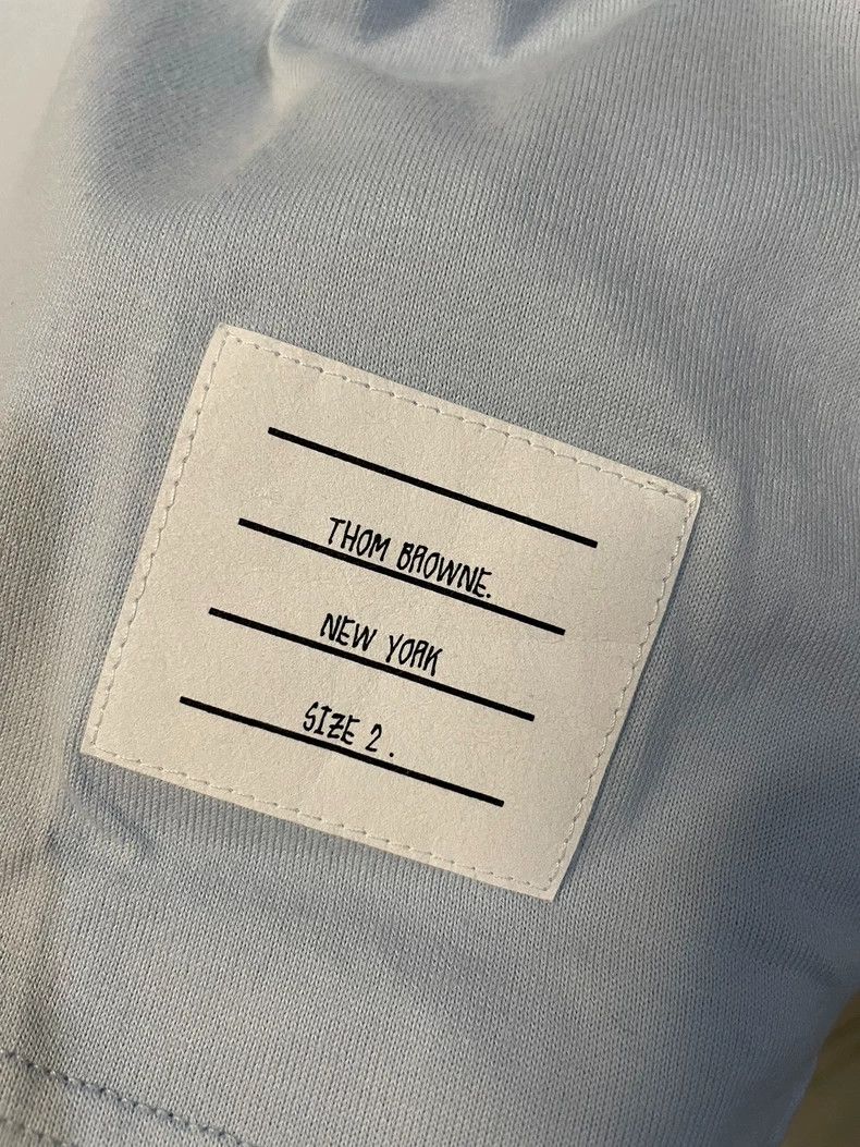 Thom Browne Thom browne Haze blue T-shirt short sleeves 2503-Nextarrow Size US M / EU 48-50 / 2 - 4 Thumbnail