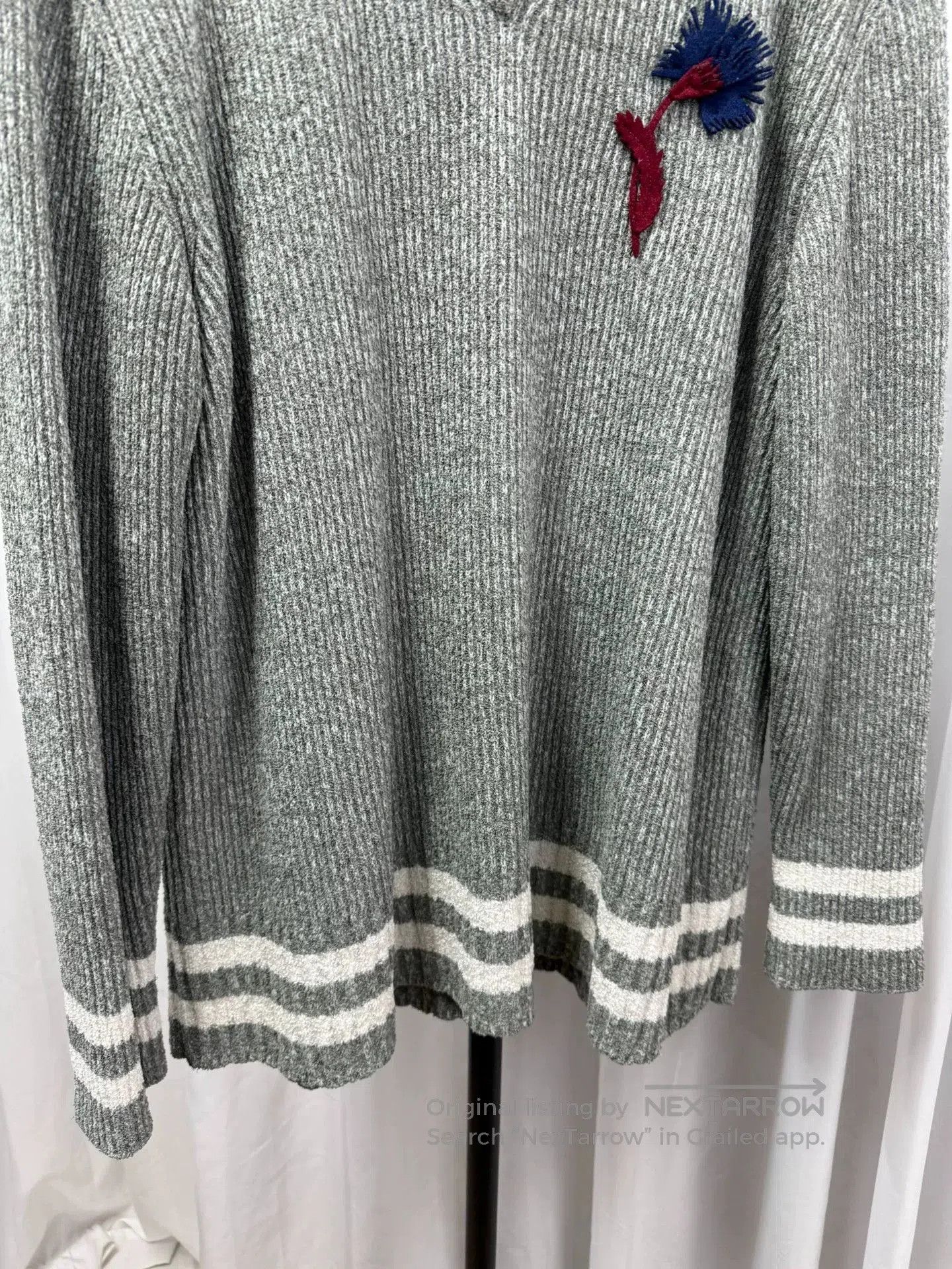 Maison Margiela maison margiela loose v-neck sweater. Size US L / EU 52-54 / 3 - 4 Thumbnail