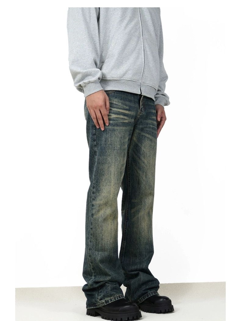 washed faded dance y2k yuppie flared jeans