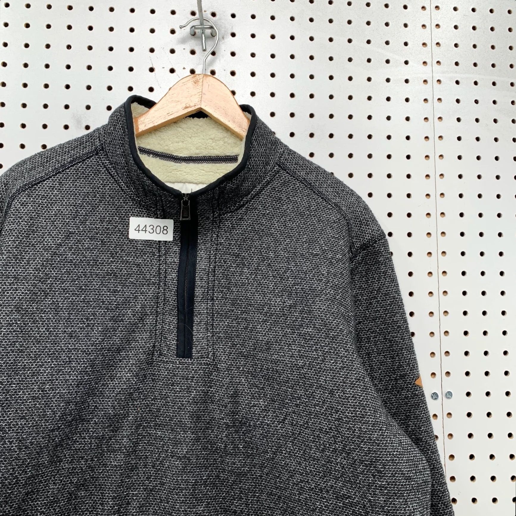 Orvis Orvis Brighton Sherpa Lined Sweater Mens XL Gray 1/4 Zip Warm Cozy Pullover Size US XL / EU 56 / 4 - 7 Thumbnail