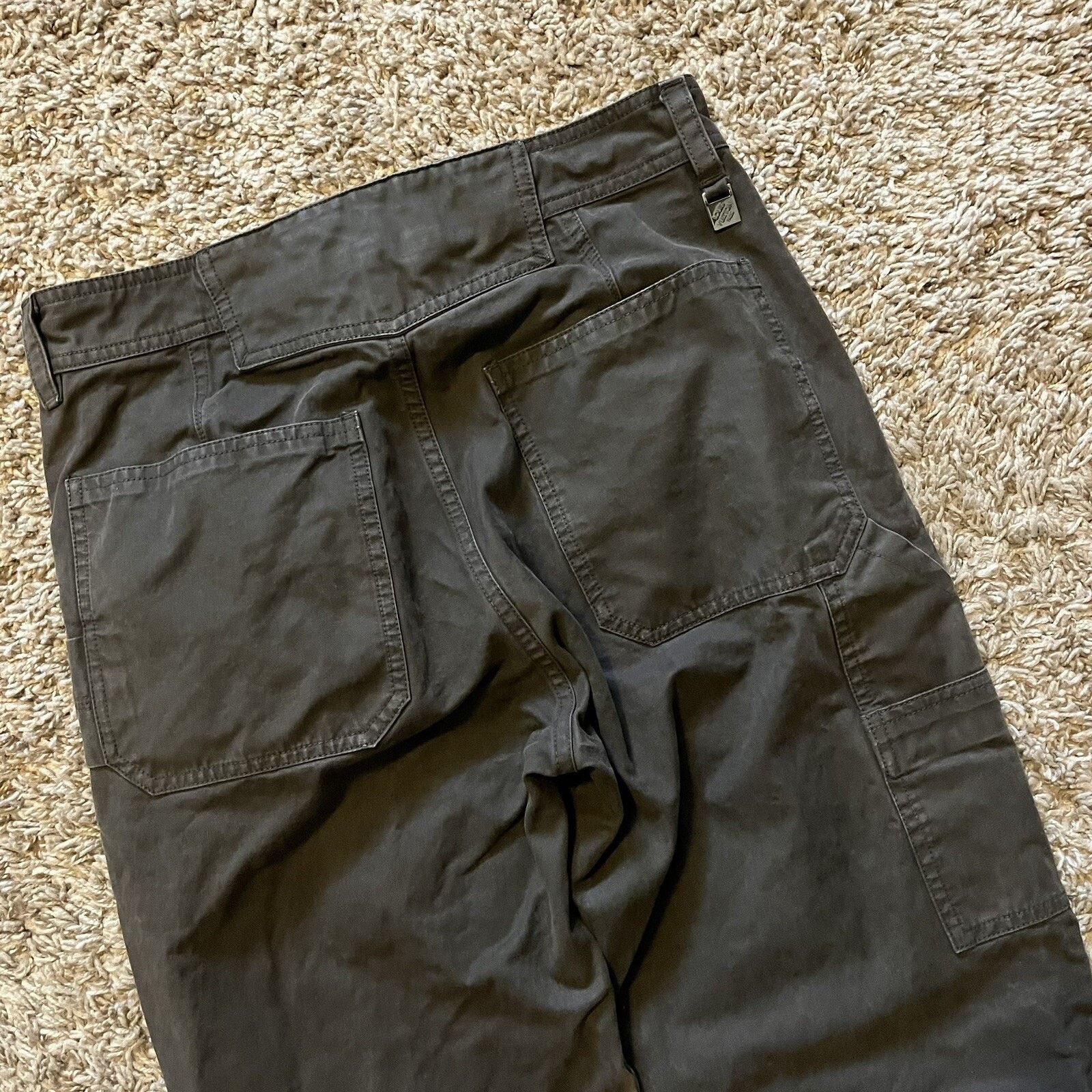 Louis Vuitton RARE Louis Vuitton Double Knee Carpenter Cargo Brown Pants Size US 30 / EU 46 - 8 Thumbnail