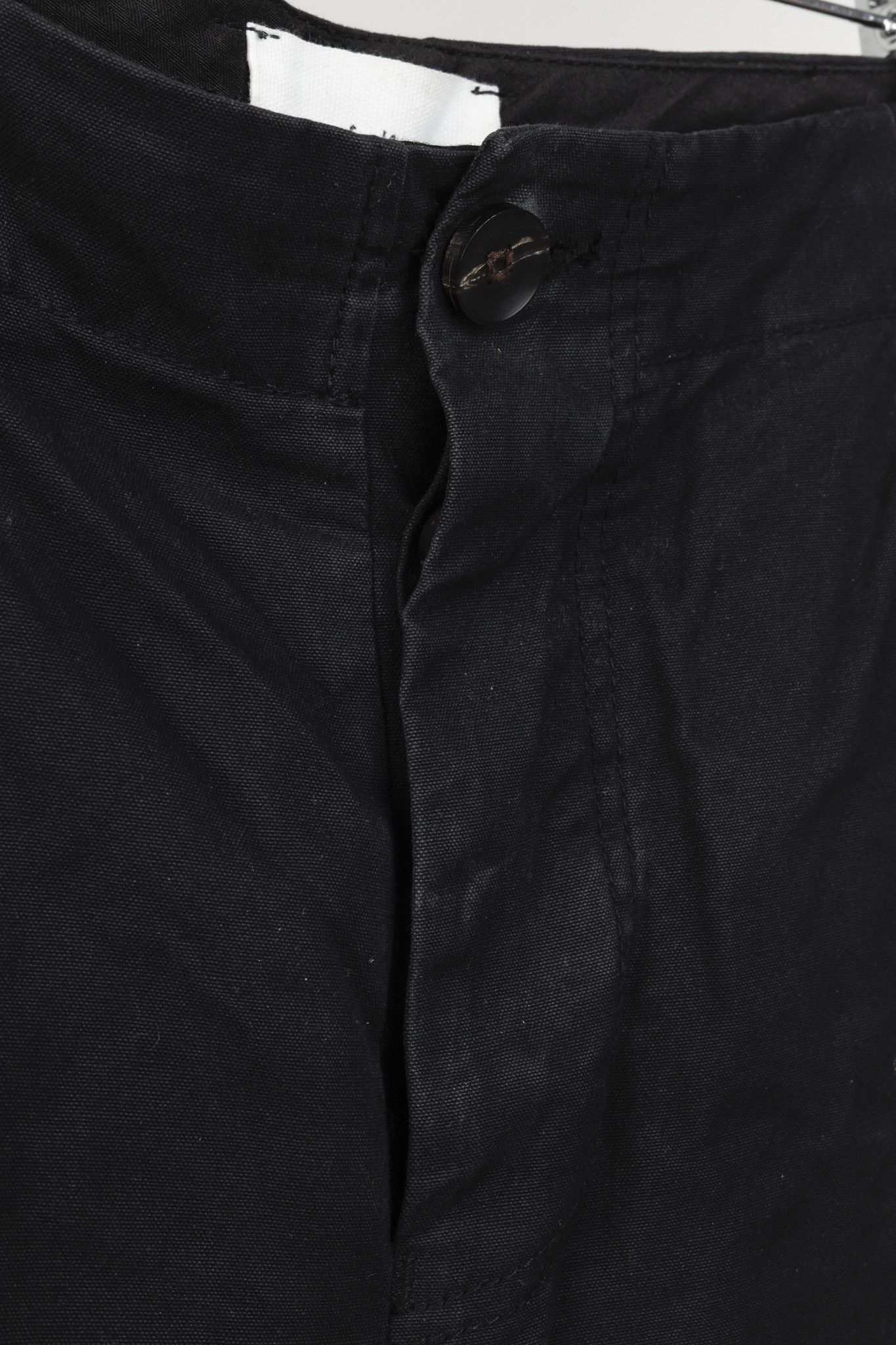 Other Song for the Mute SS/13 Black Curved-Leg Trousers Size 31" - 8 Thumbnail