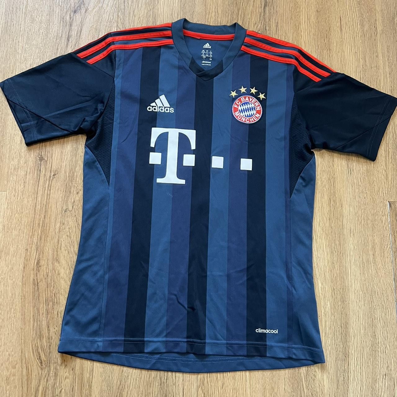 Adidas 2013-14 Bayern Munich Mandzukic Adidas Football Shirt Size US S / EU 44-46 / 1 - 2 Thumbnail