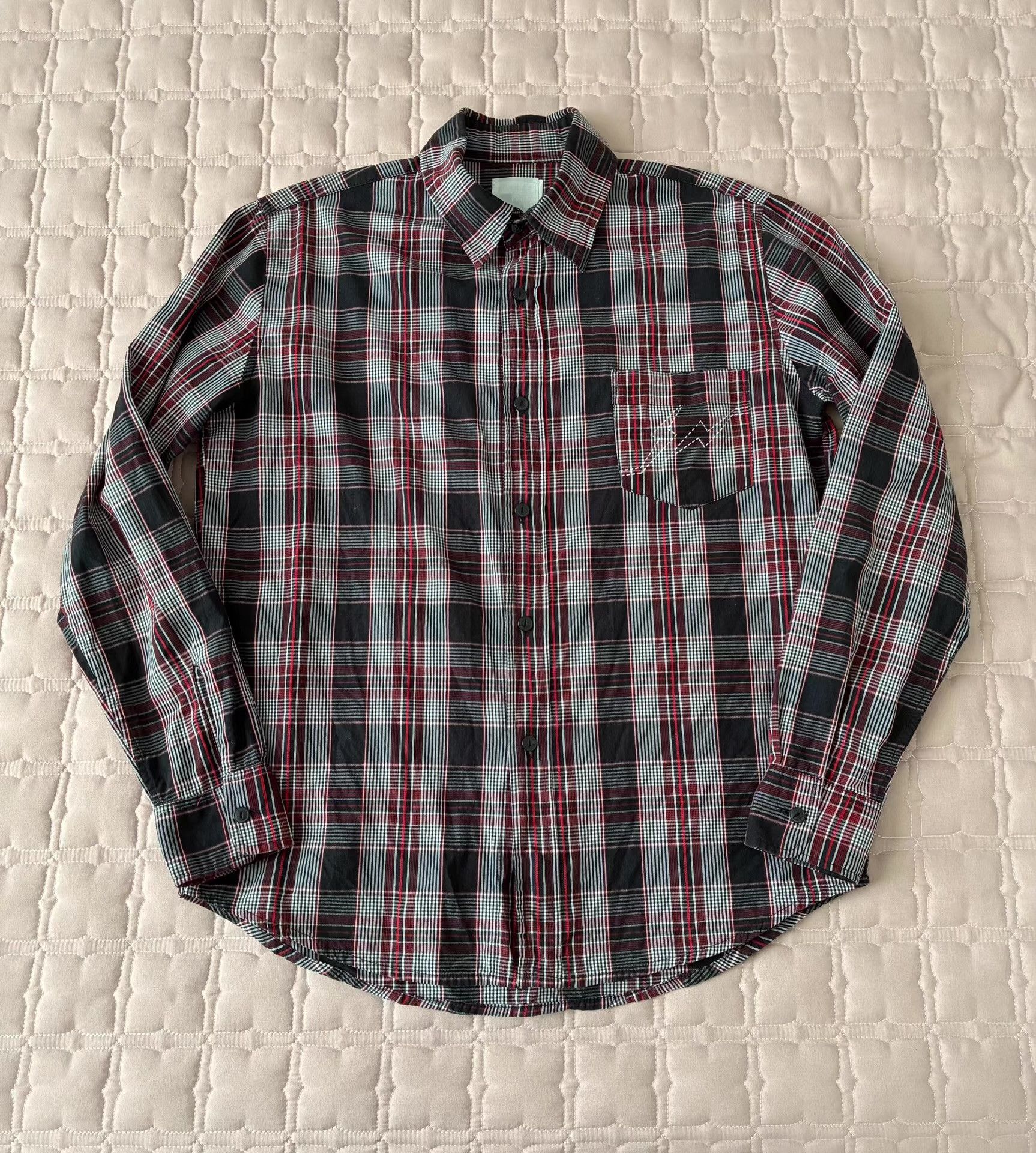 Levi's Levi's Fenom Plaid Long Sleeve Shirt, Fragment Design Size US M / EU 48-50 / 2 - 1 Thumbnail