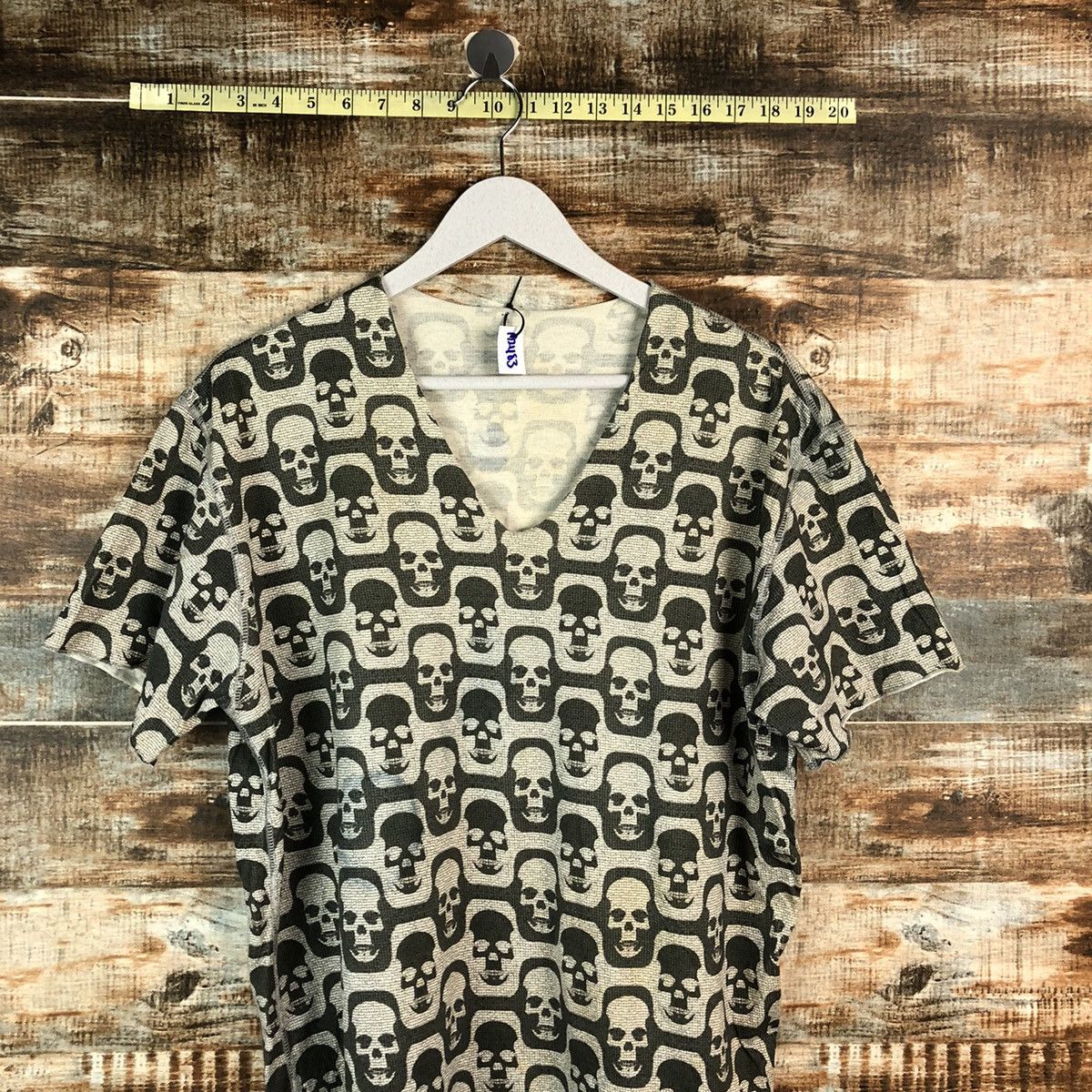 Lucien Pellat-Finet Lucien Pellat Finet full print Skulls White T-Shirt #A2483 Size US L / EU 52-54 / 3 - 2 Thumbnail
