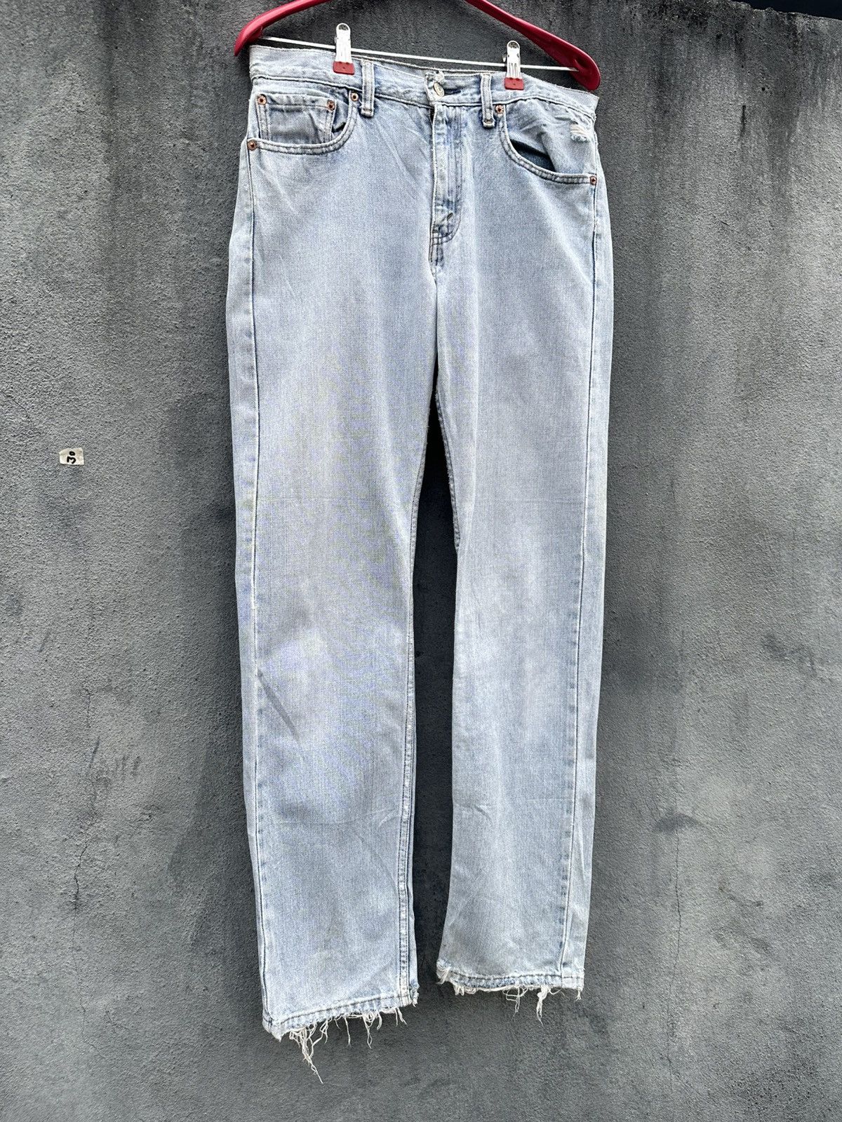 Levi's Vintage Clothing 👹Vintage Levis 532 Distressed Straight Cut Jeans Size US 30 / EU 46 - 6 Thumbnail