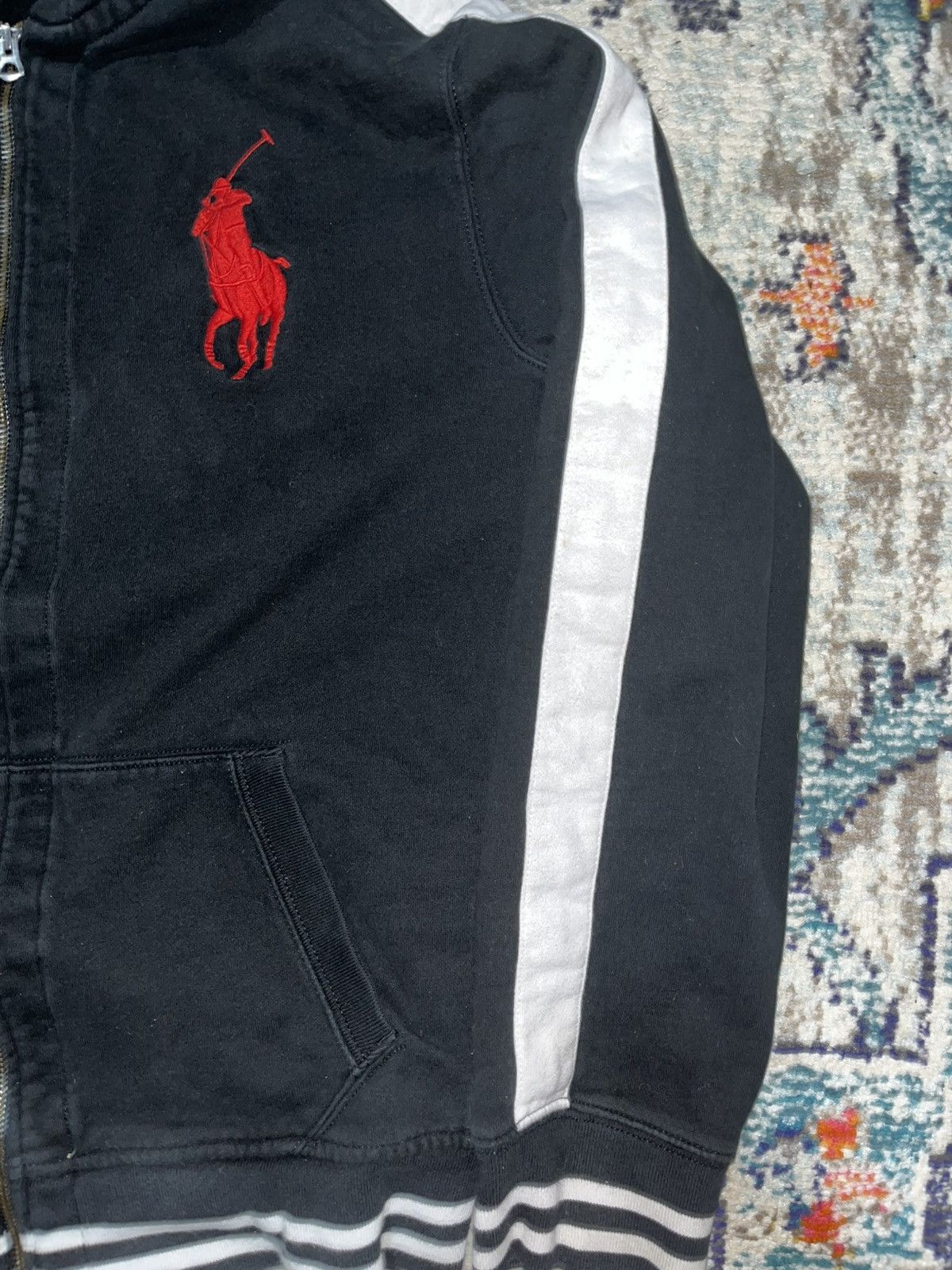Polo Ralph Lauren × Vintage polo ralph lauren zip up hoodie big pony Size US XL / EU 56 / 4 - 5 Thumbnail