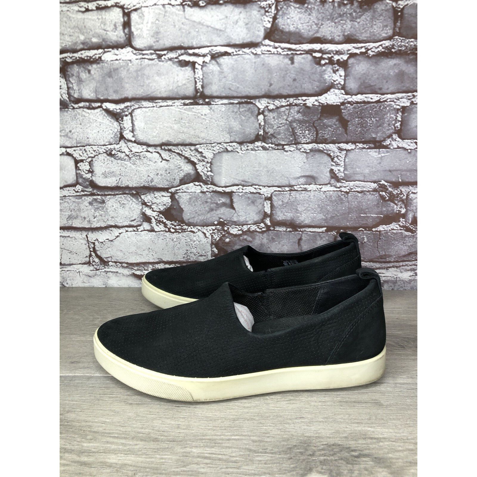 Ecco Ecco Danish Design Black Leather Slip On Casual Sneakers Sho Size US 7.5 / IT 37.5 - 15 Thumbnail