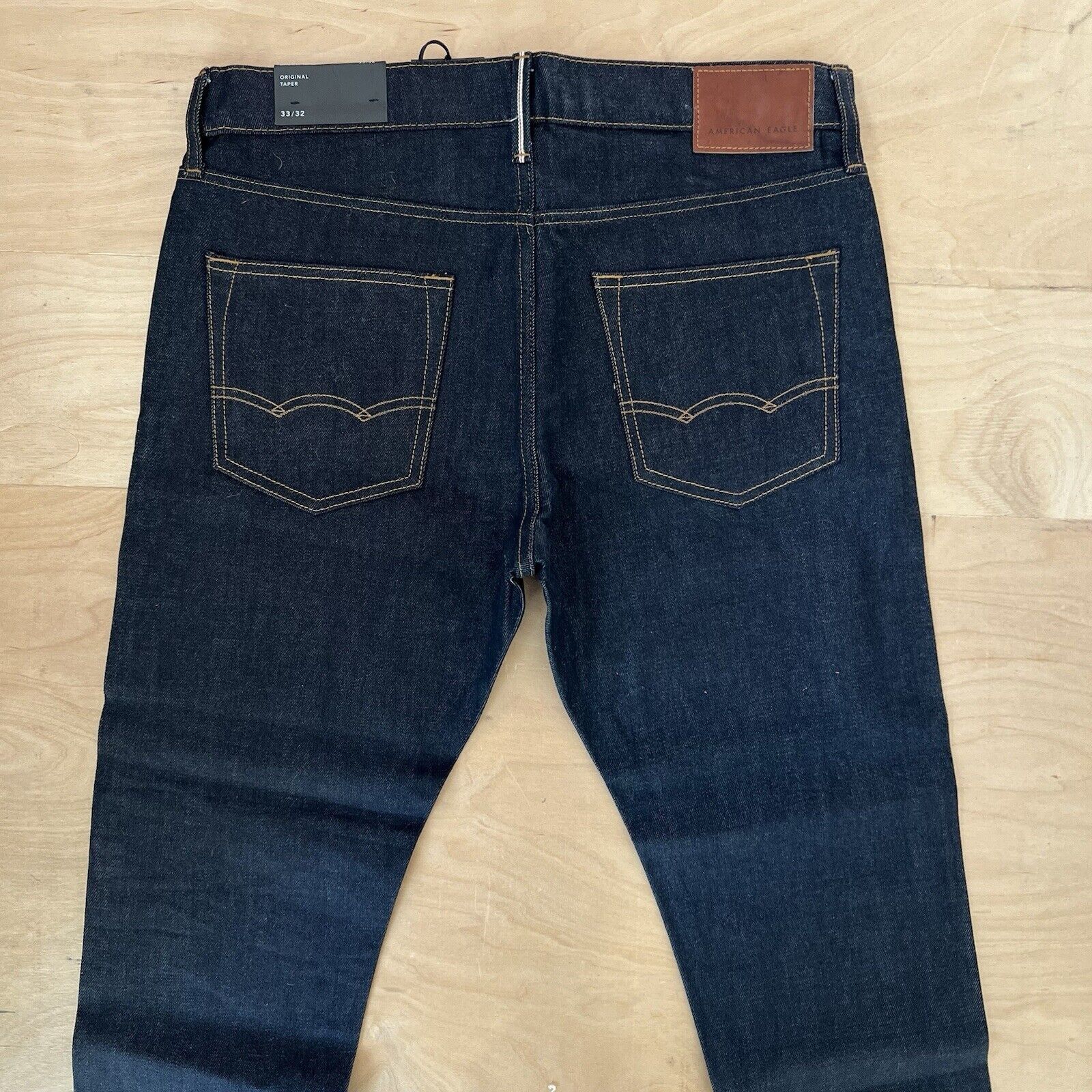 American Eagle Outfitters American Eagle Selvedge Jeans 35 Blue Dark Wash Indigo Size US 36 / EU 52 - 8 Thumbnail