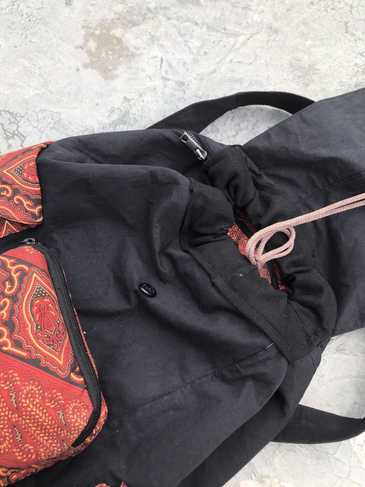 Japanese Brand × Vintage REWORKED BACKPACK x INDONESIAN TRADITIONAL BATIK (HANDMADE) Size ONE SIZE - 3 Thumbnail