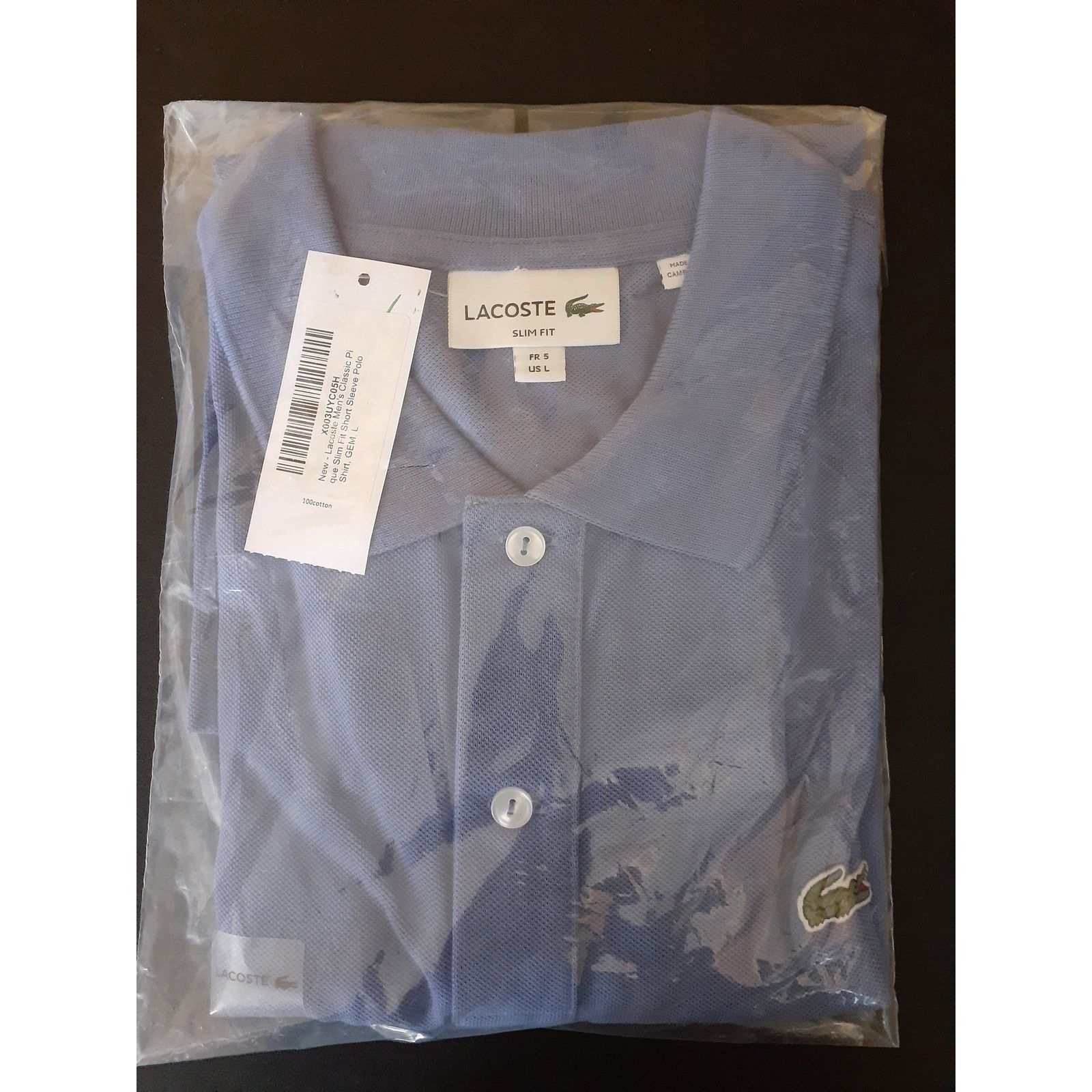 Lacoste Lacoste Men's Short Sleeve Classic Pique Polo Shirt Gem L Size US L / EU 52-54 / 3 - 2 Thumbnail