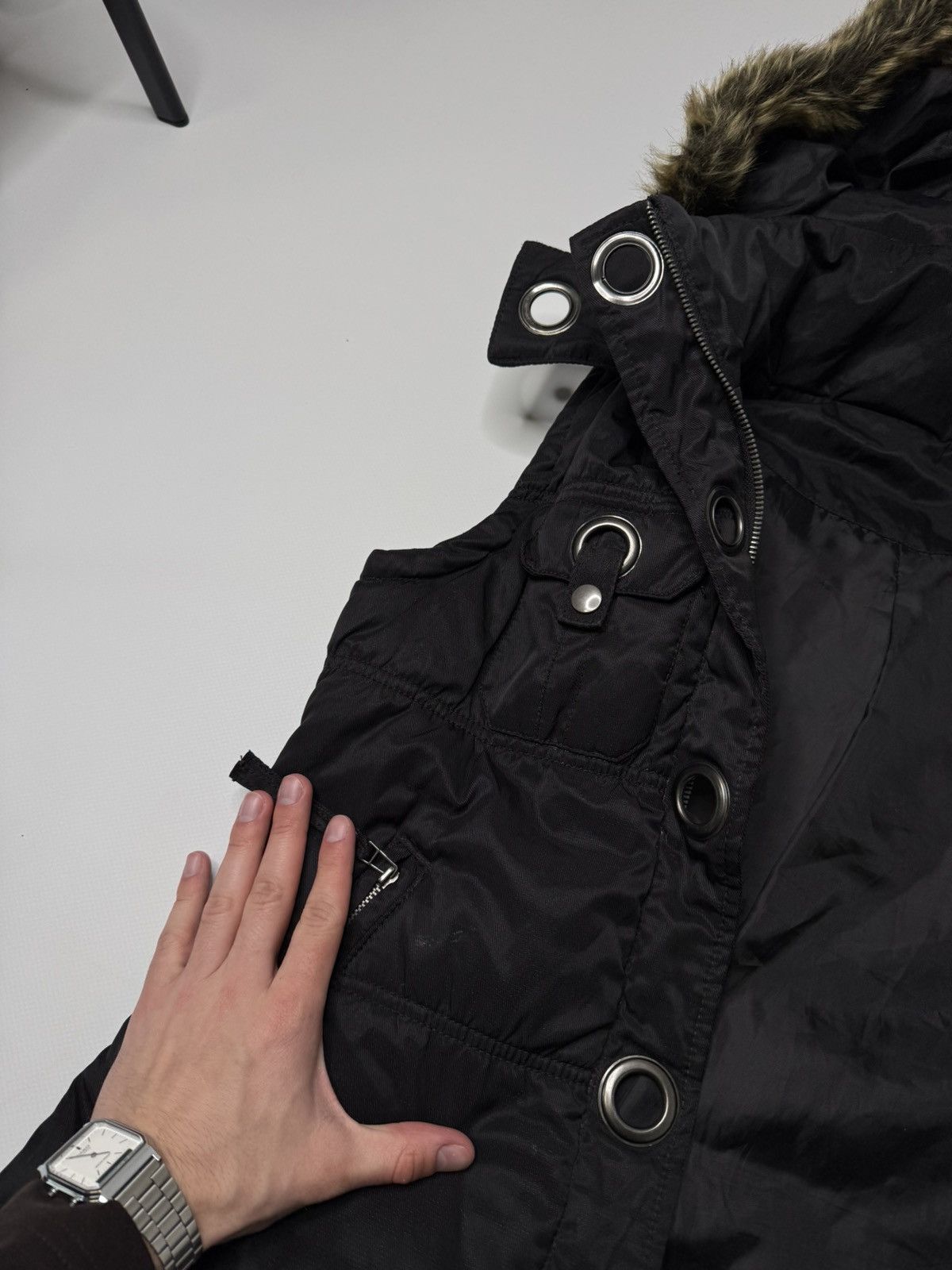 Vintage Vintage avant garde archive fur vest y2k 00s swag drip skate Size S / US 4 / IT 40 - 7 Thumbnail