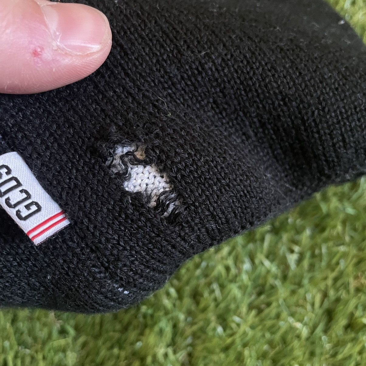 GCDS GCDS Beanie Black Adult OSFA Designer Made in Italy Size ONE SIZE - 7 Thumbnail
