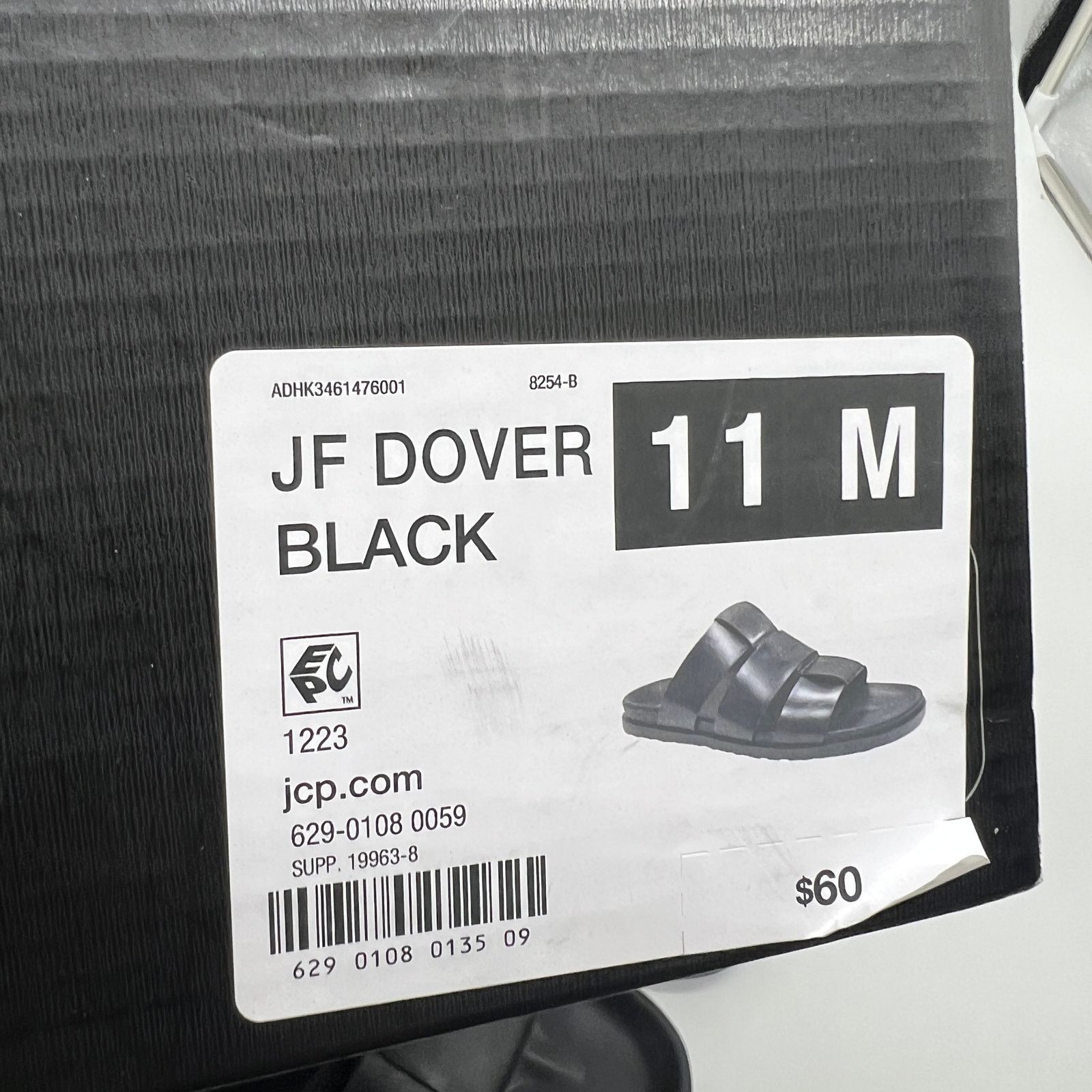 Other J.Ferrar Dover Men's Slipper Sandals Black Shoes Size 11M Size US 11 / EU 44 - 12 Thumbnail