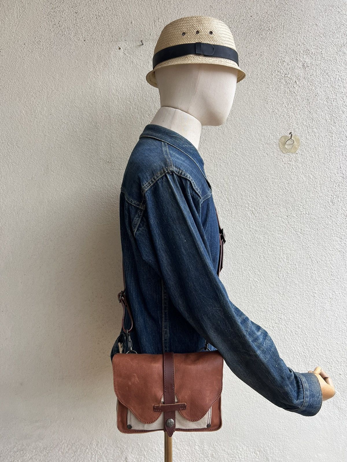 Leather Vintage Agility Japan Patina Leather Hybrid Bag Size ONE SIZE - 2 Thumbnail