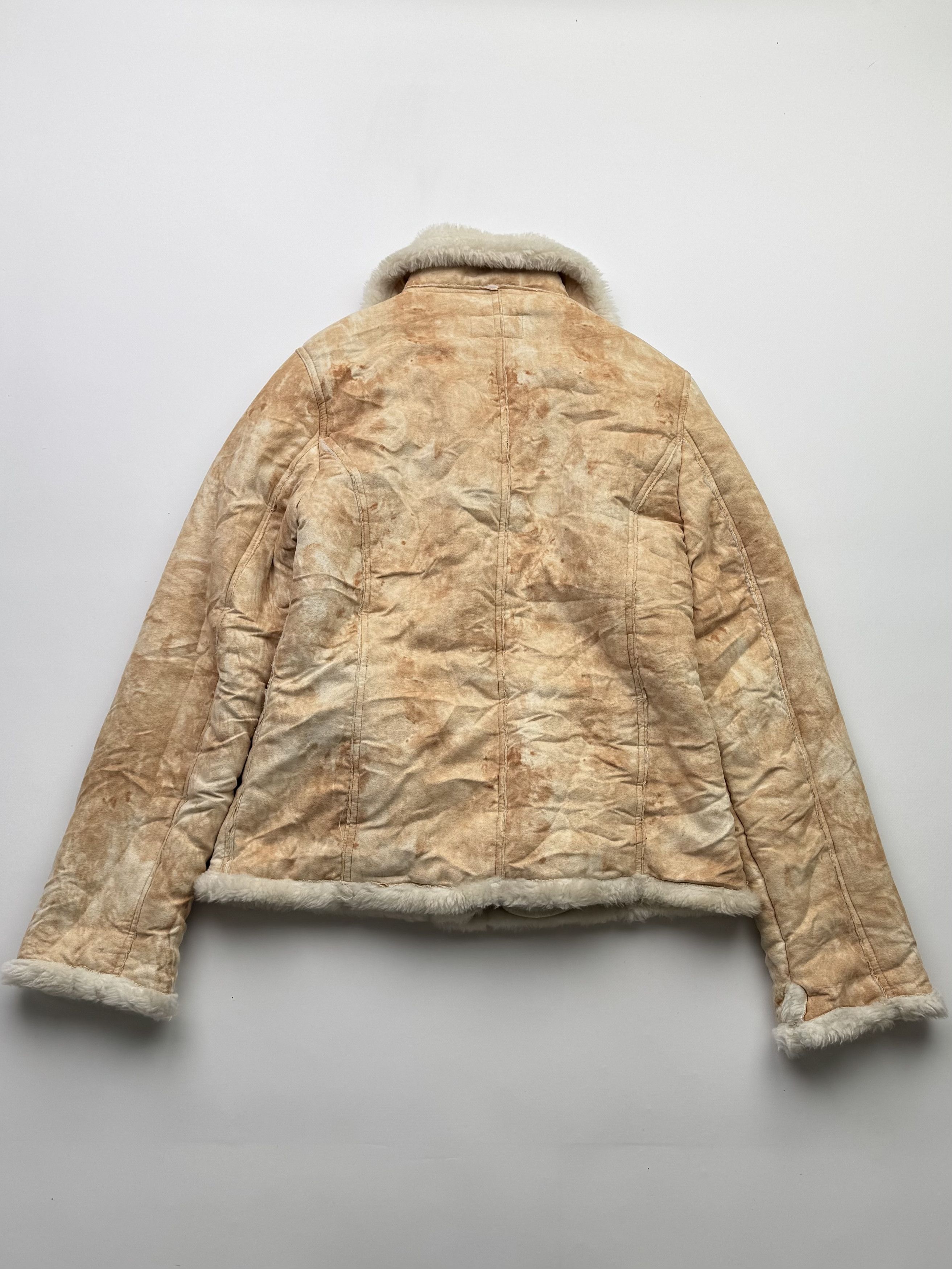 Vintage Vintage Faux Sheepskin Cropped Jacket B505(V230)E2 Size L / US 10 / IT 46 - 10 Thumbnail