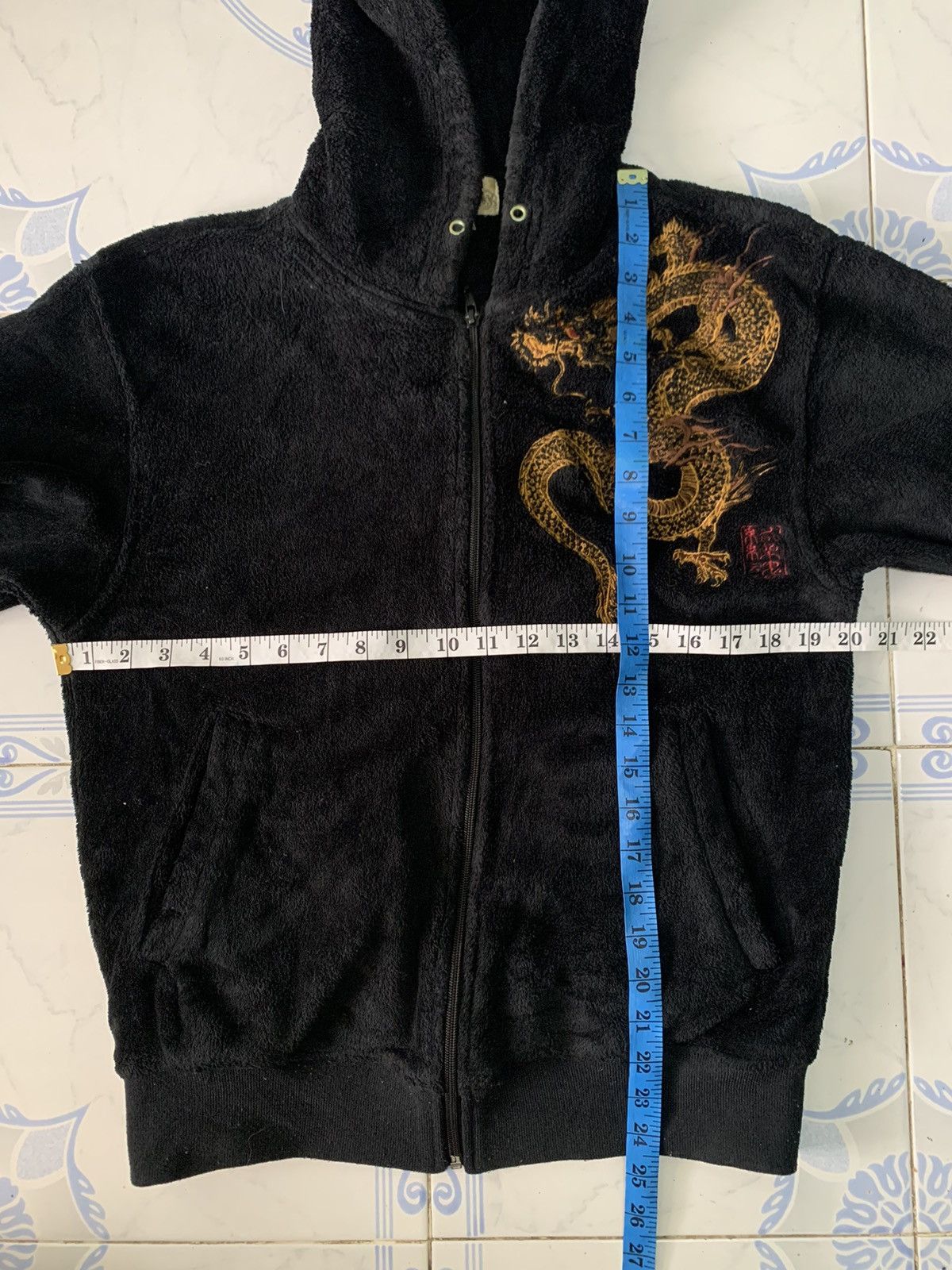 Japanese Brand Dragon Embroidered Karakuri Tamashi Sweater Jacket Hooded Size US M / EU 48-50 / 2 - 9 Thumbnail